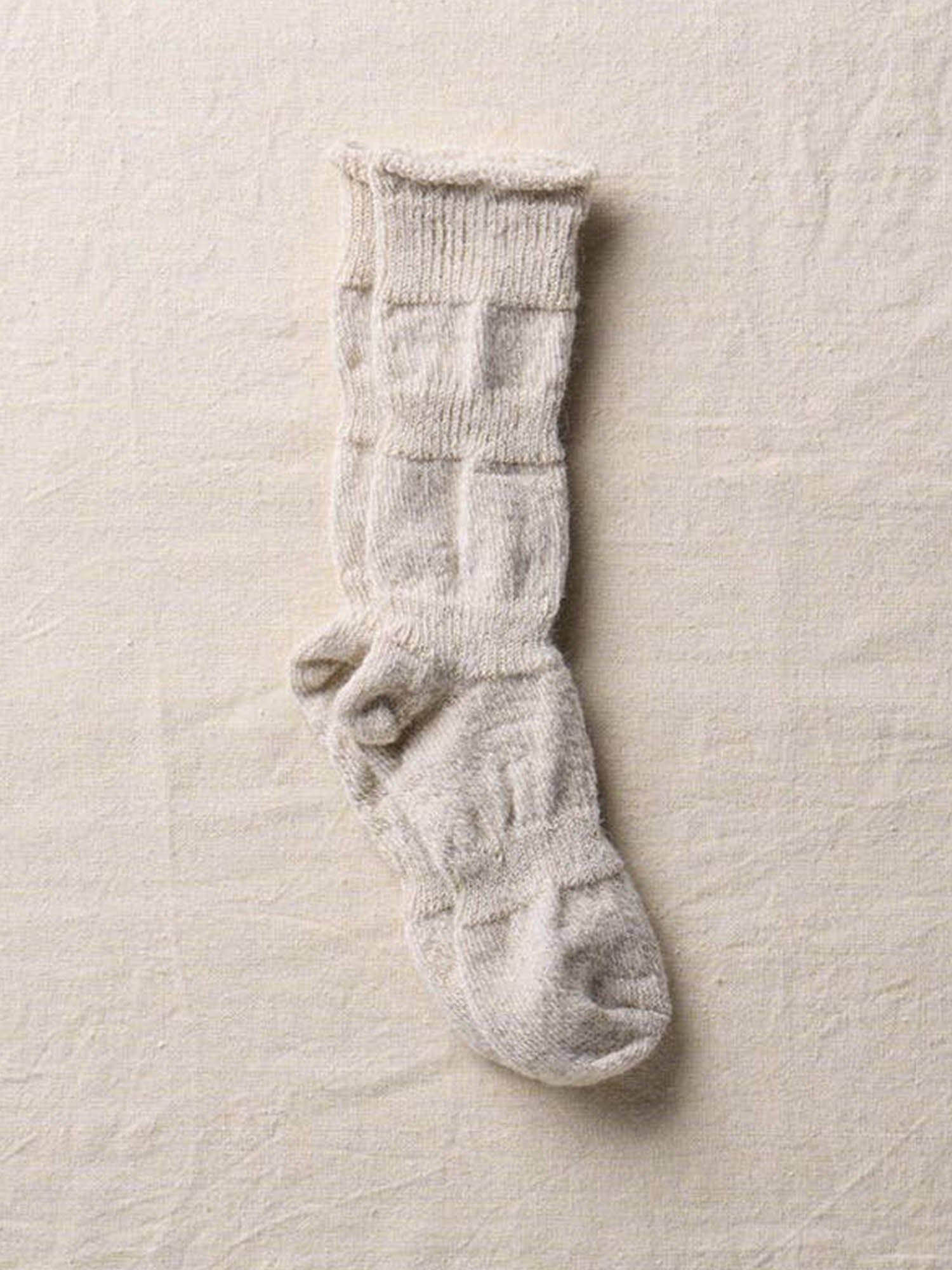 Yahae Alpaca Linen Sock - Natural