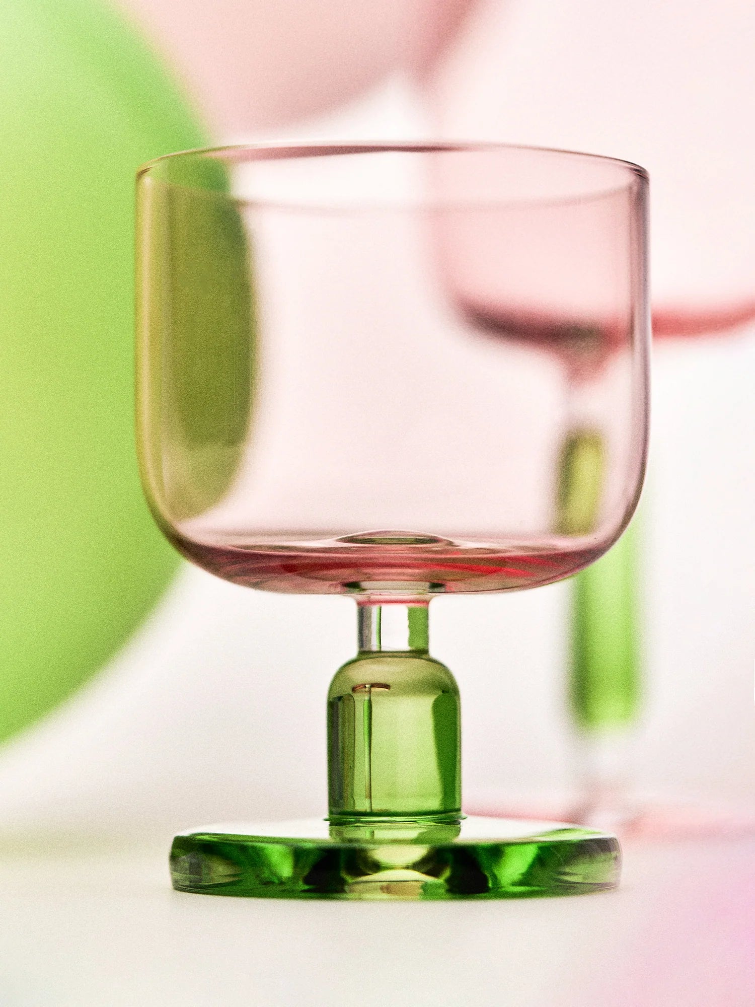 Radiant Peach Wine Glass SHORT