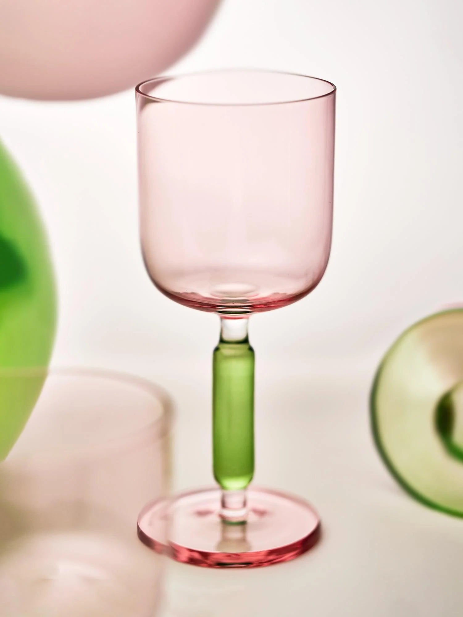 Radiant Peach Wine Glass Tall