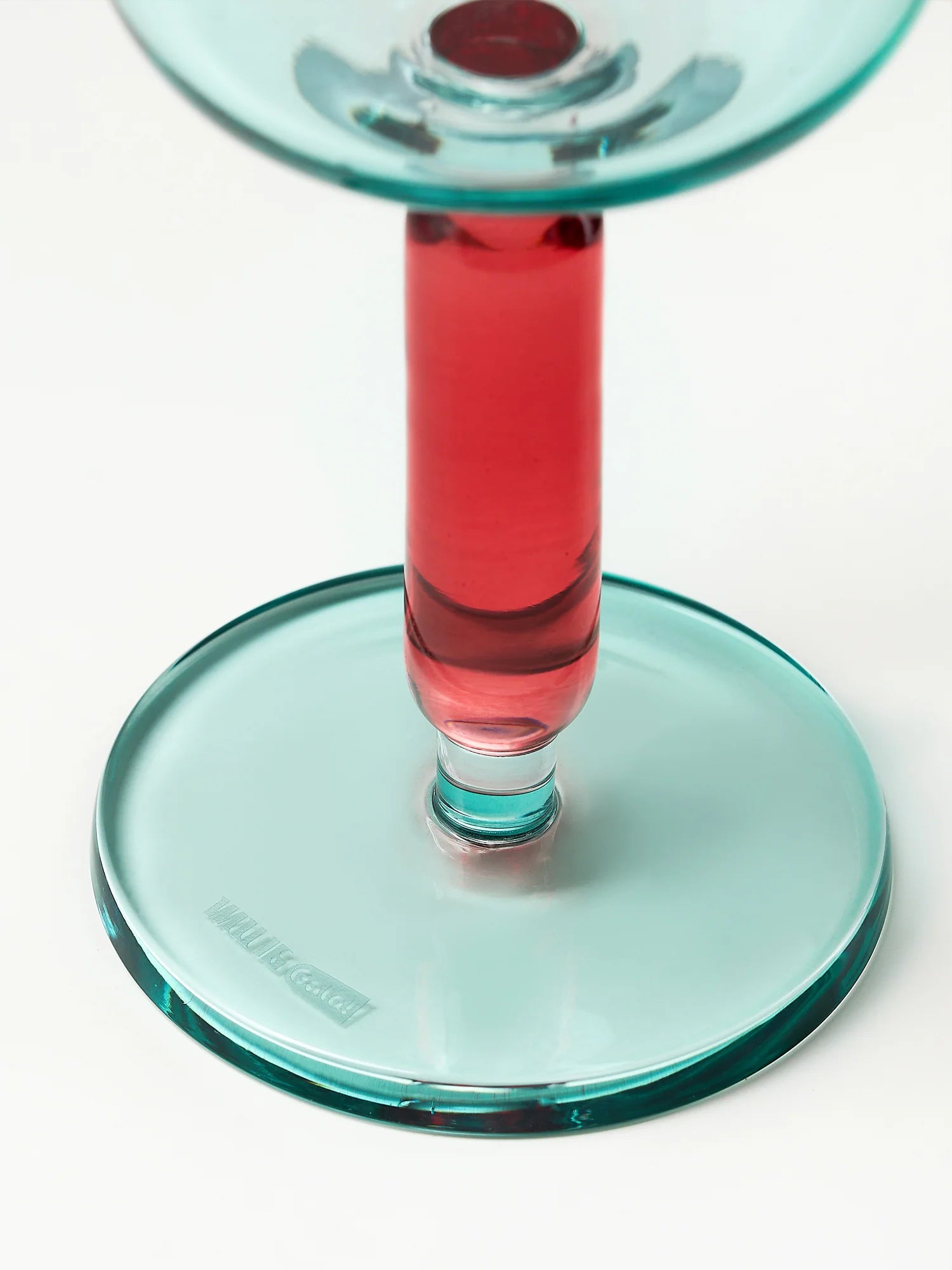 Azure Rasberry Wine Glass Tall