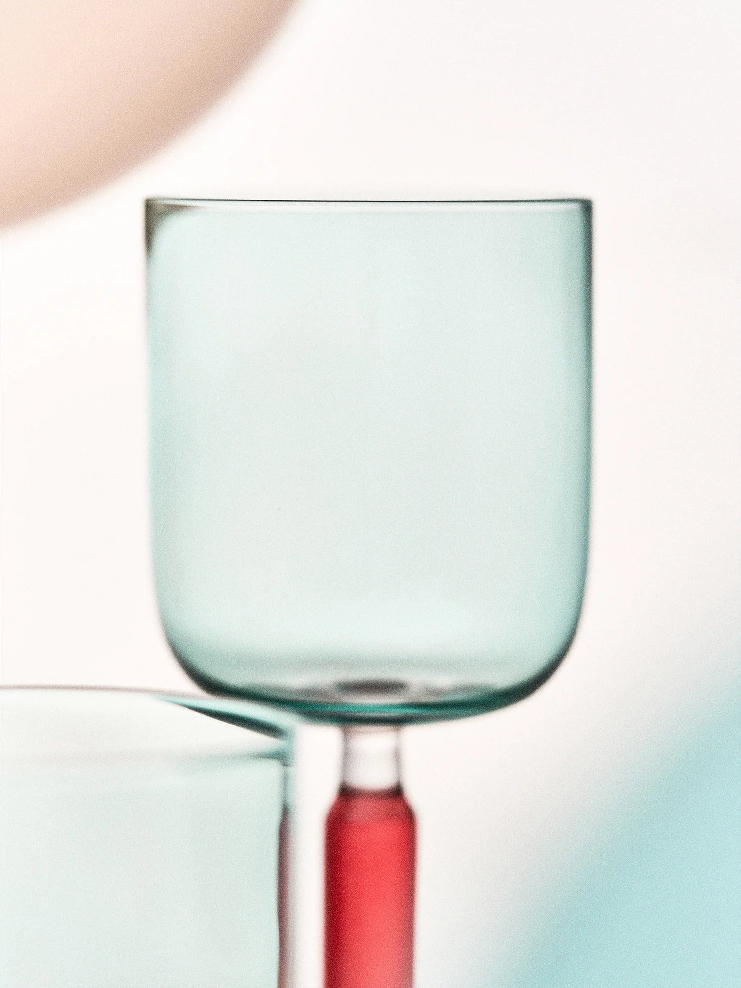 Azure Rasberry Wine Glass Tall