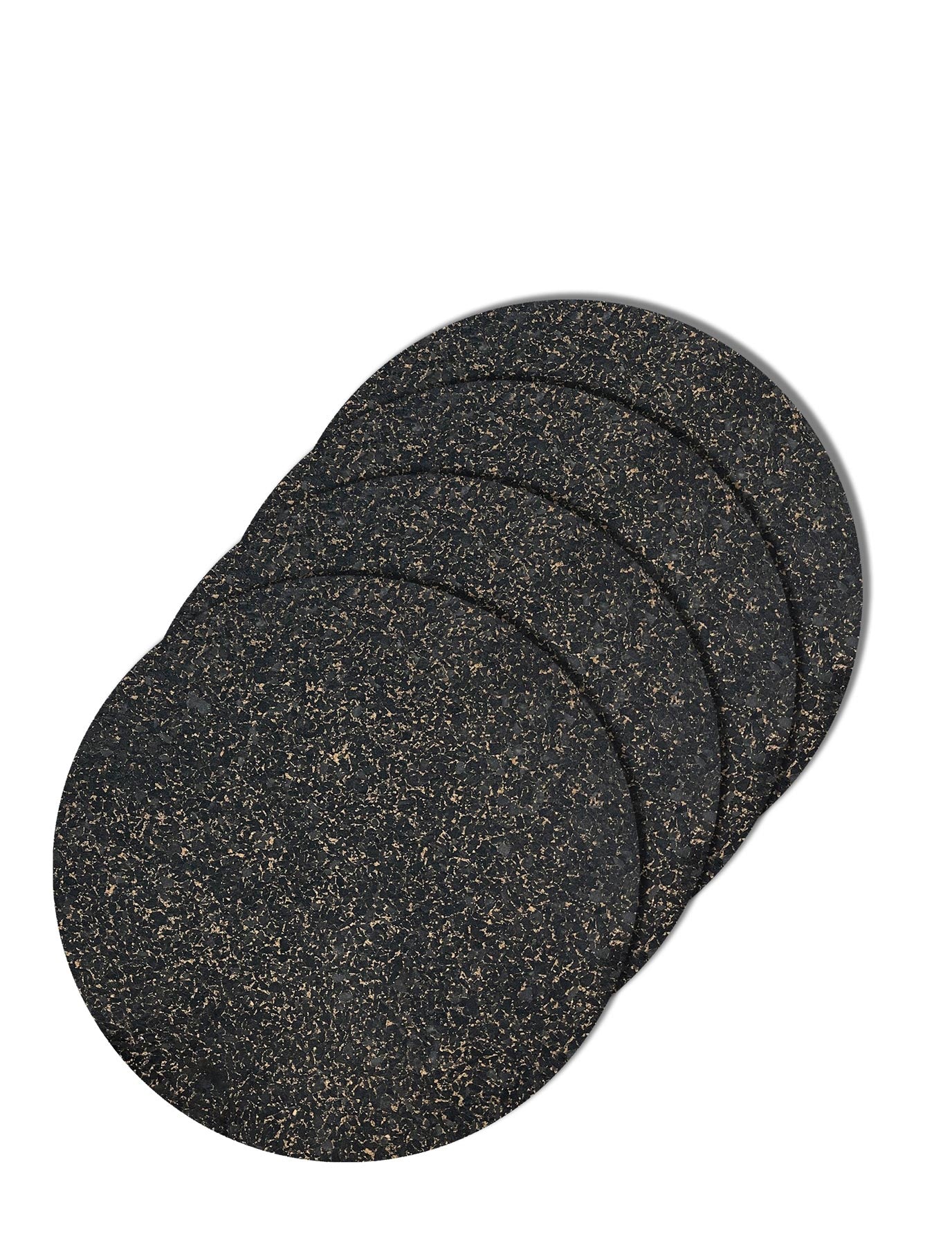cork placemats combo set  charcoal