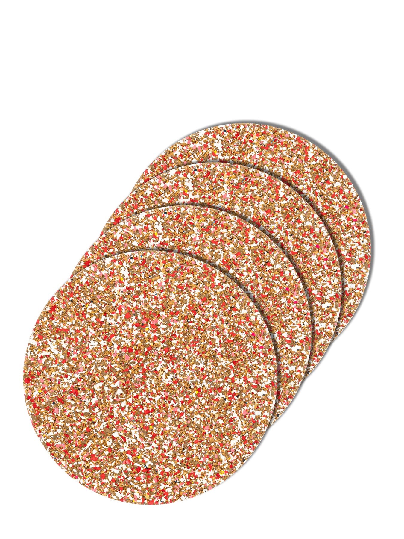 Cork placemats Combo Set 2 Red