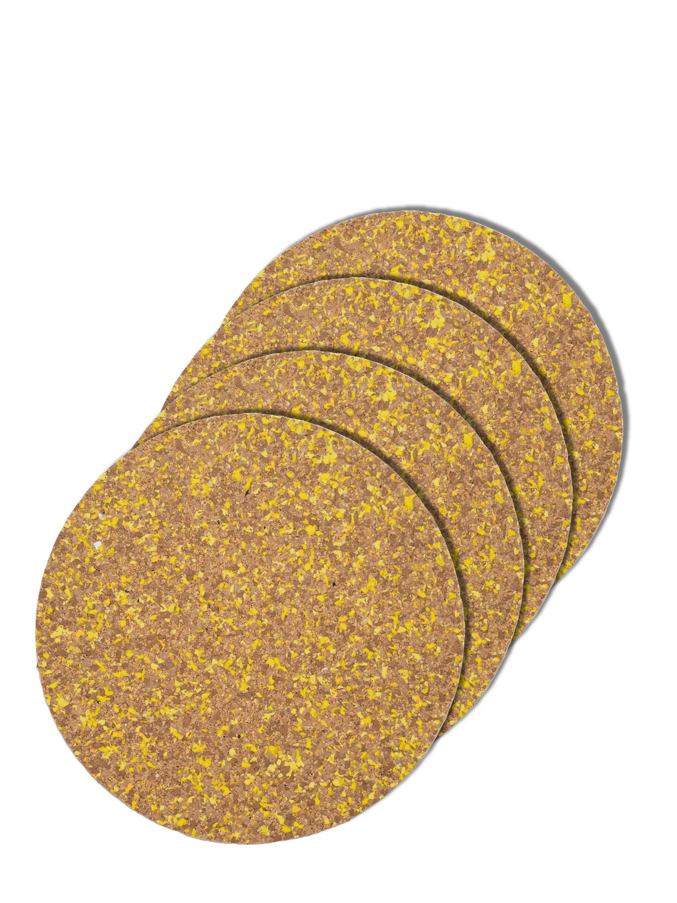 cork placemats combo set 2 yellow