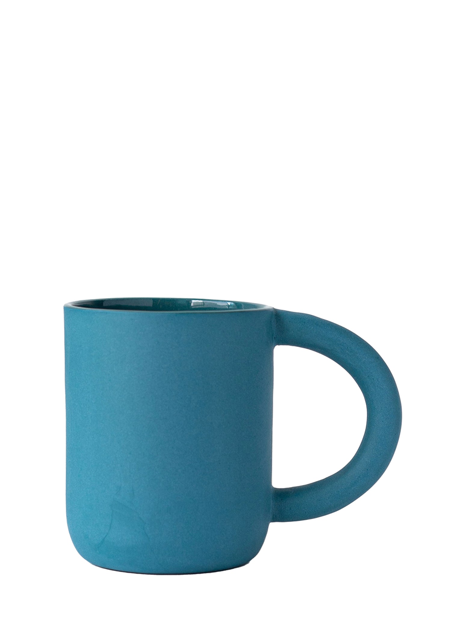 laureanne kootstra design hand made ceramic blue porcelain mug