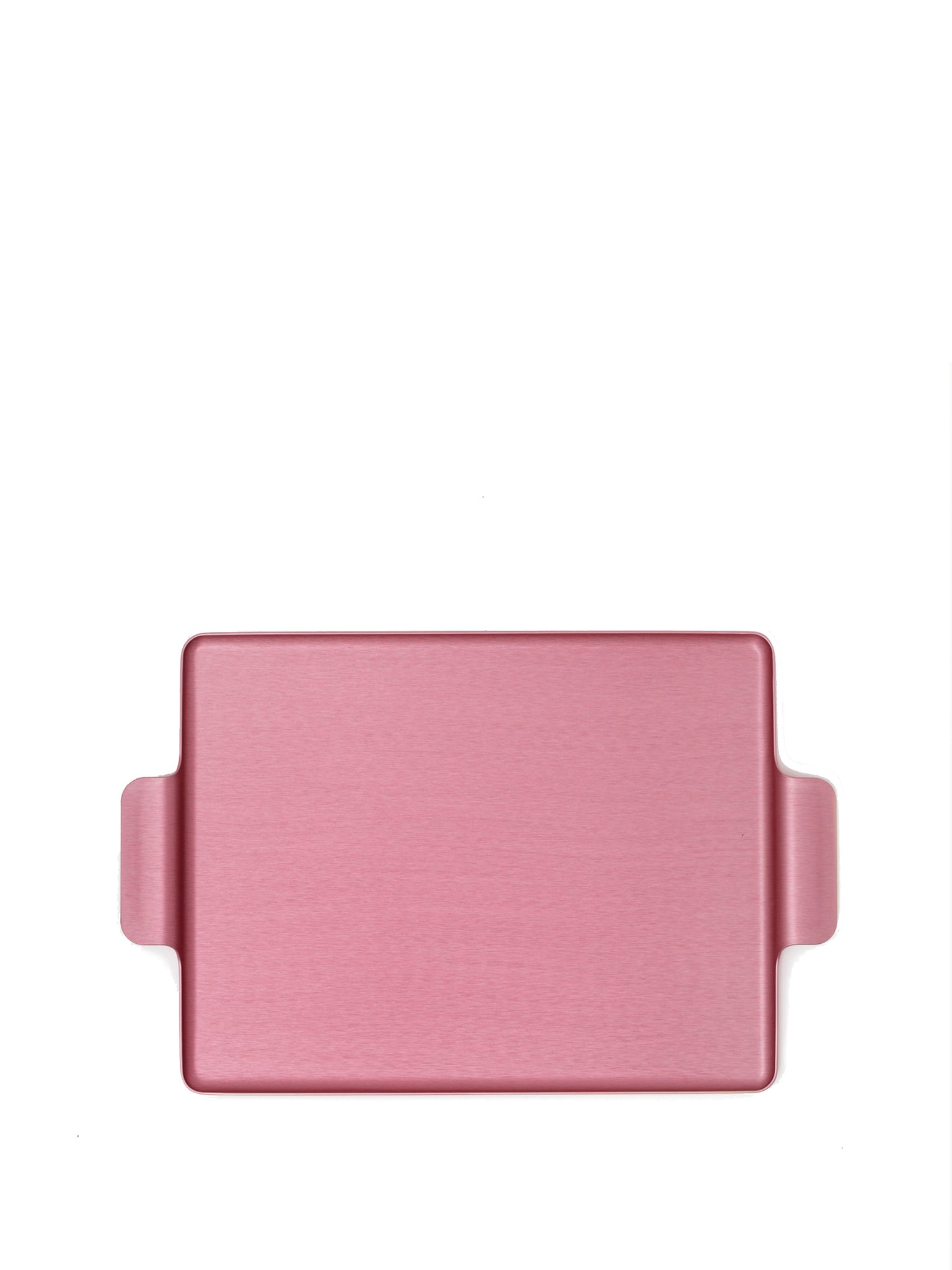 Kaymet metal serving tray 12.5" in pink