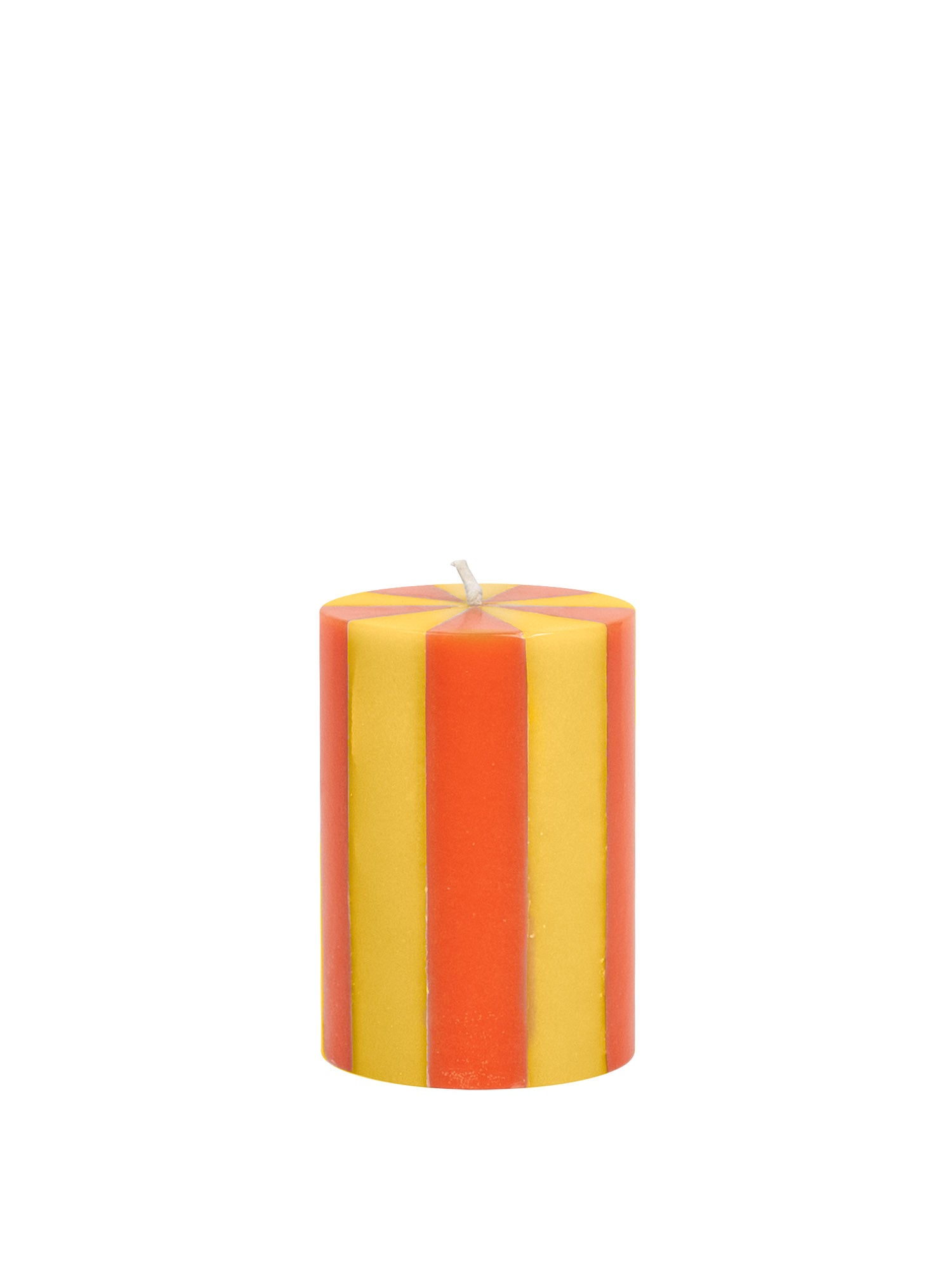 Small Pillar Candle - Mellow Yellow / Rust