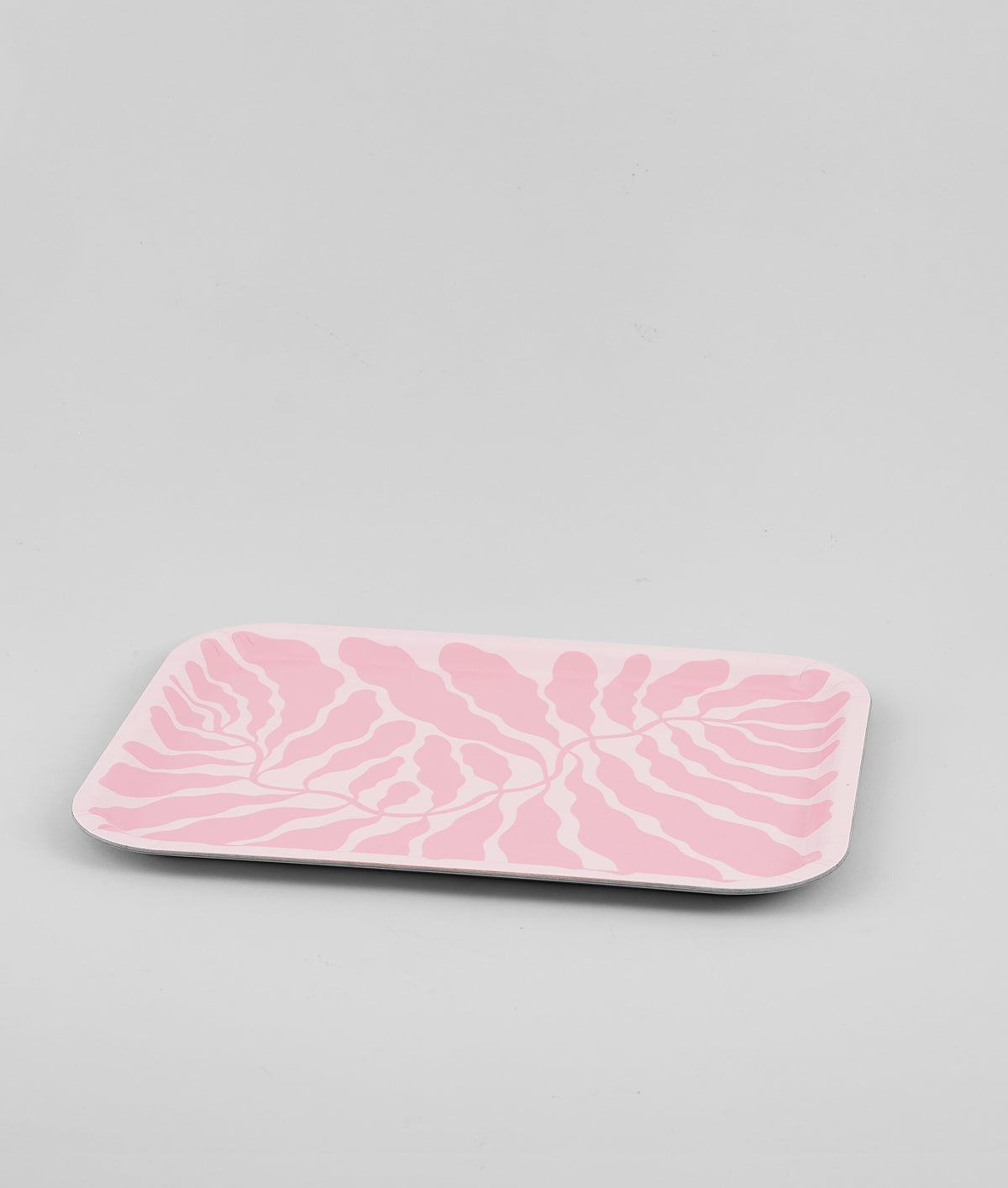 Pink leaf drawing tray by Wrap