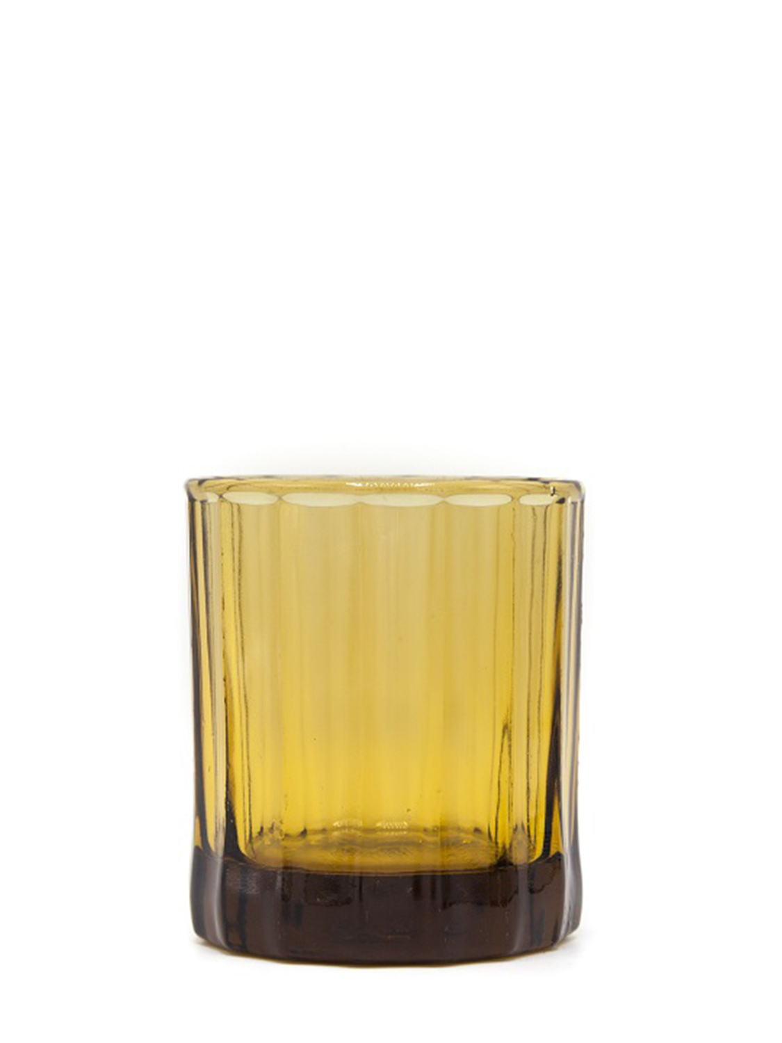 Yellow tumbler glass by BRUT