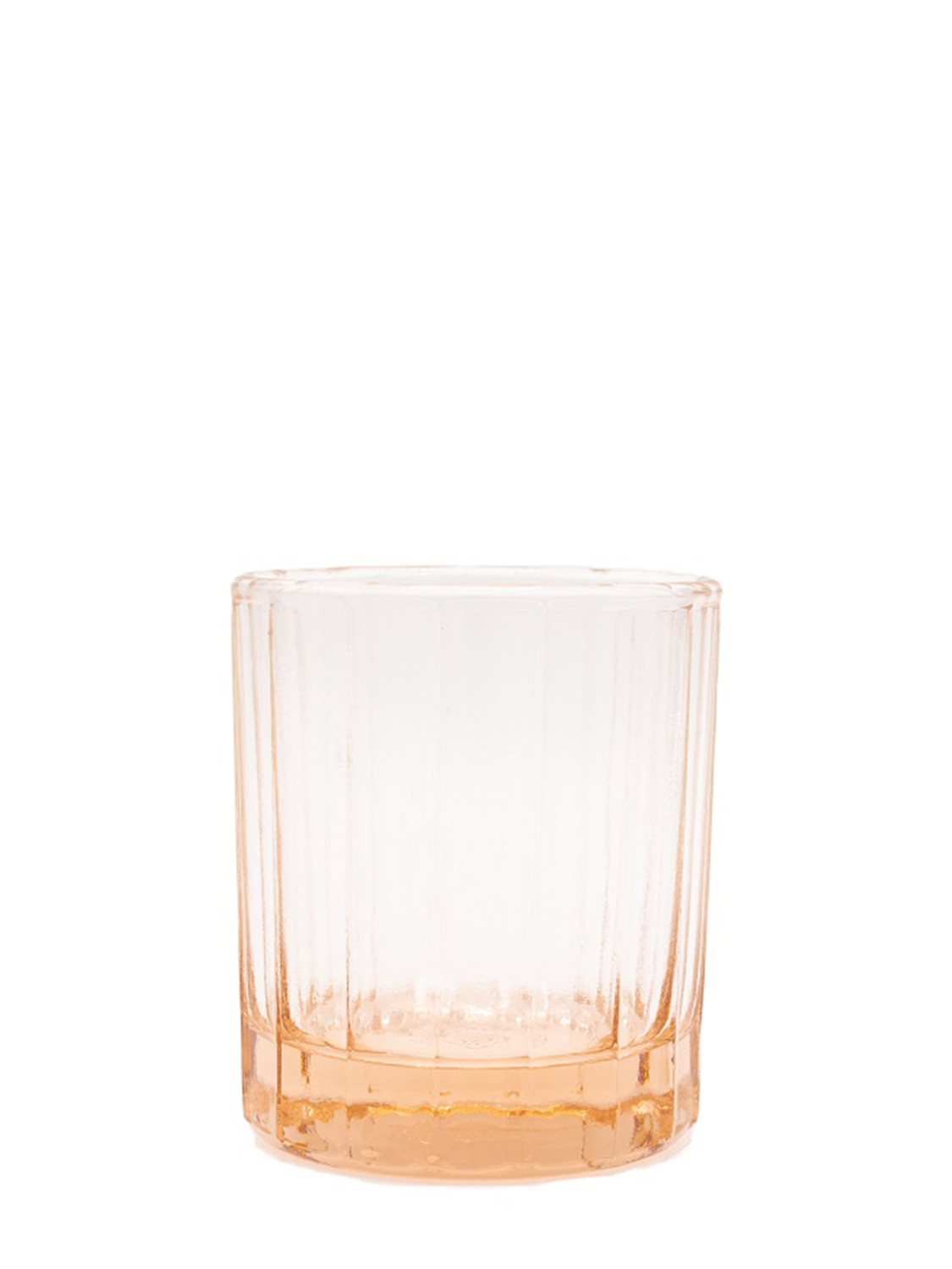 Pink tumbler glass by BRUT