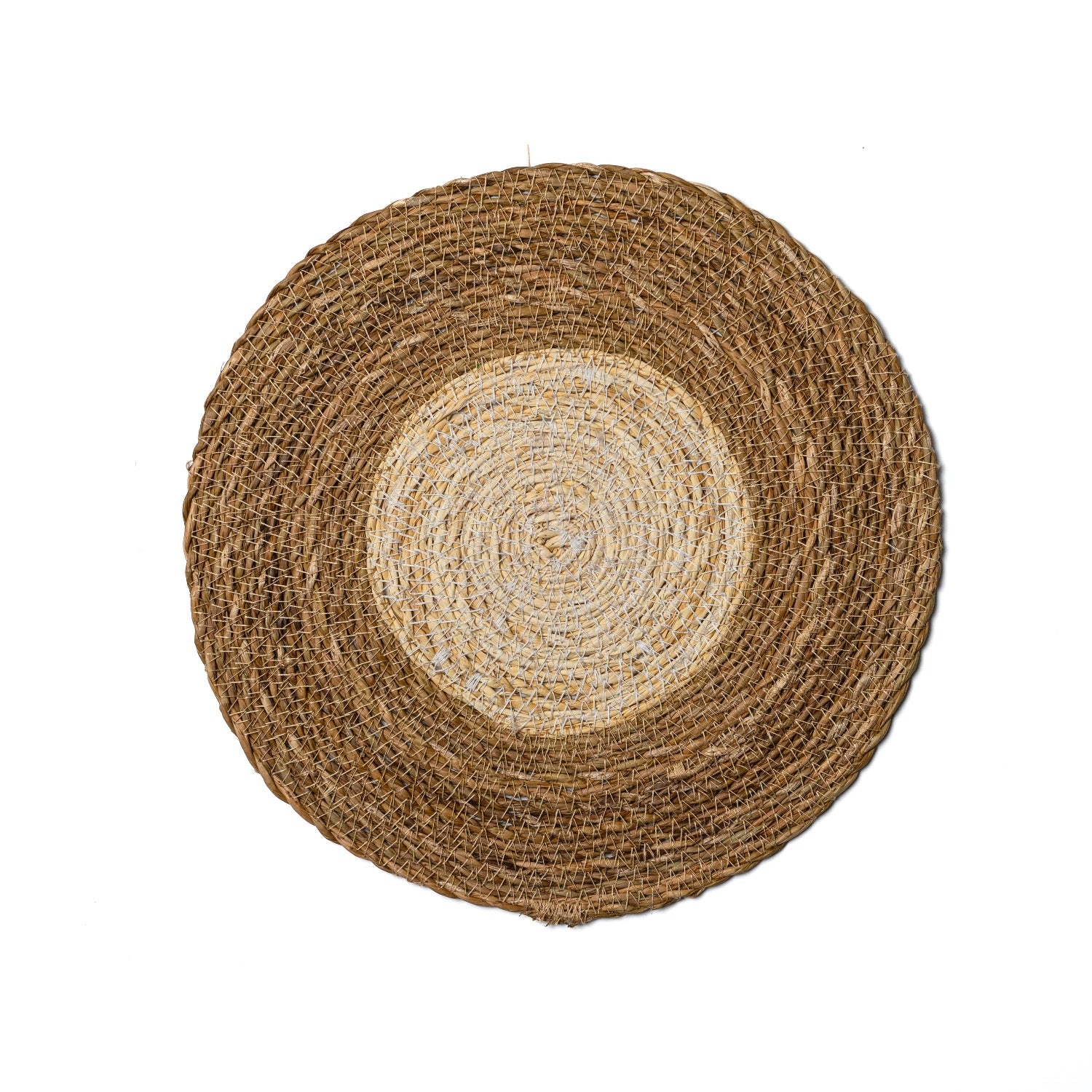 Seagrass placemat in beige and white by YOD&CO