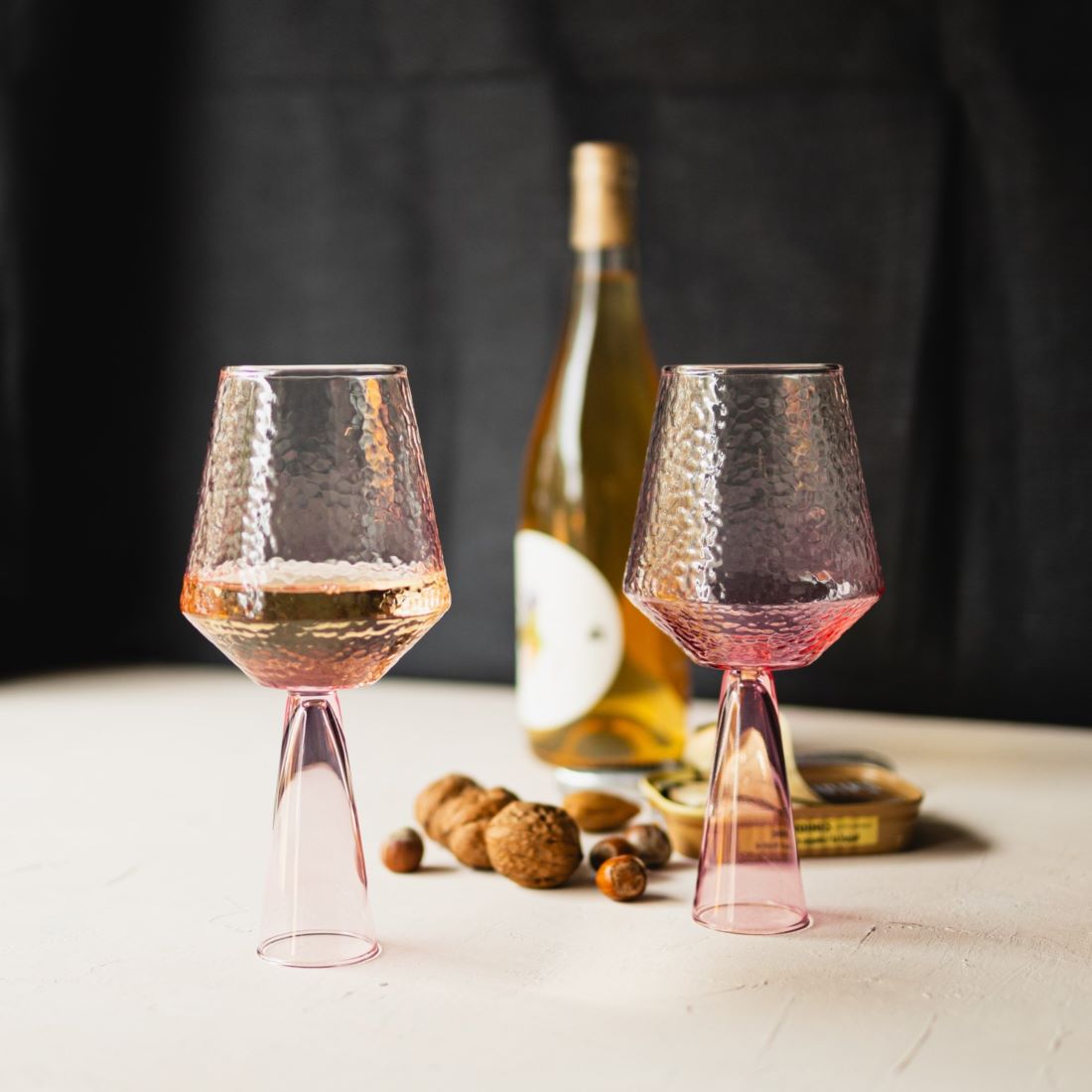 Claude Pink Wine Glass - Set of 2
