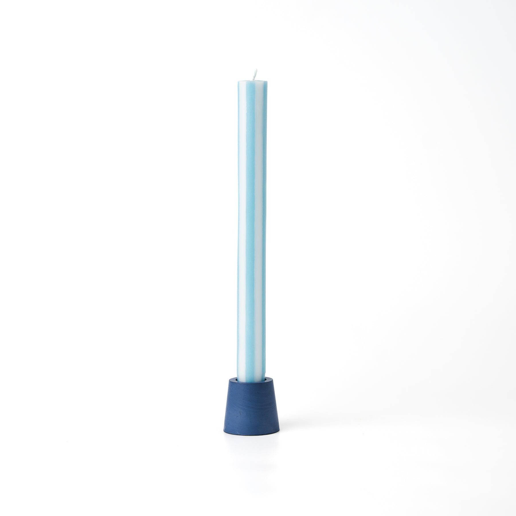 Stump Candle Holder - Blue