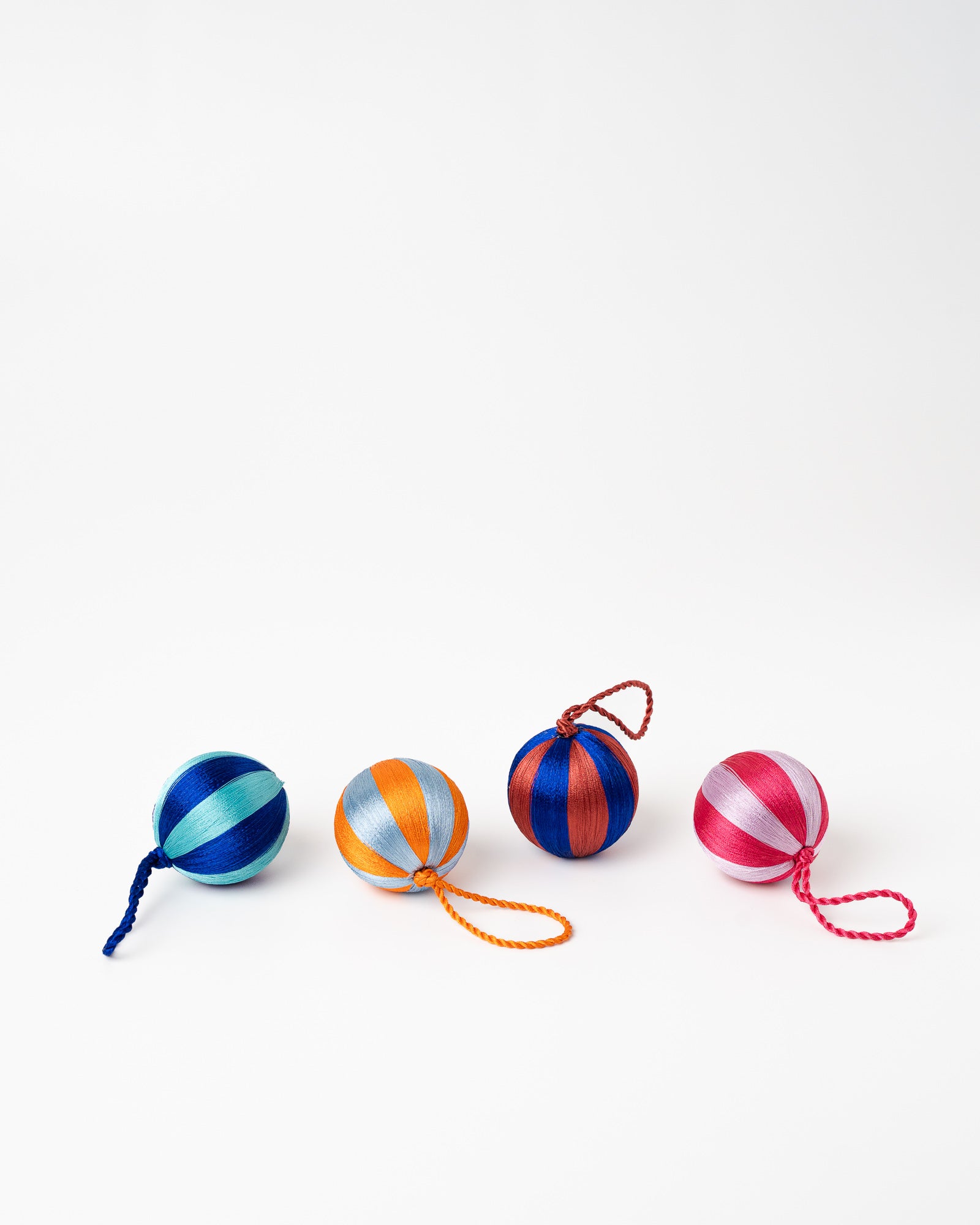Stripe Bauble S Set/4 - Multi Colour