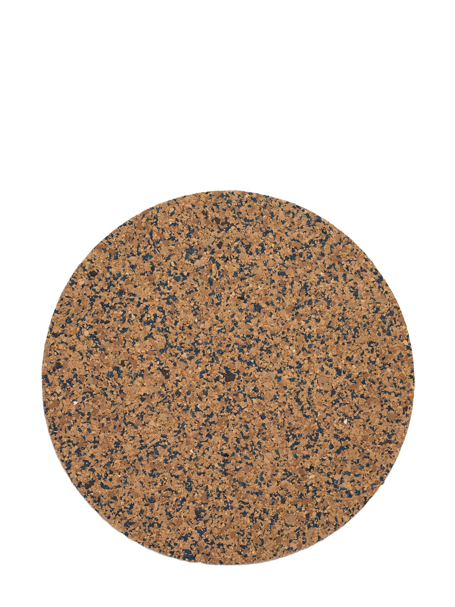 eco navy recycled rounds cork placemat by Yod&CO
