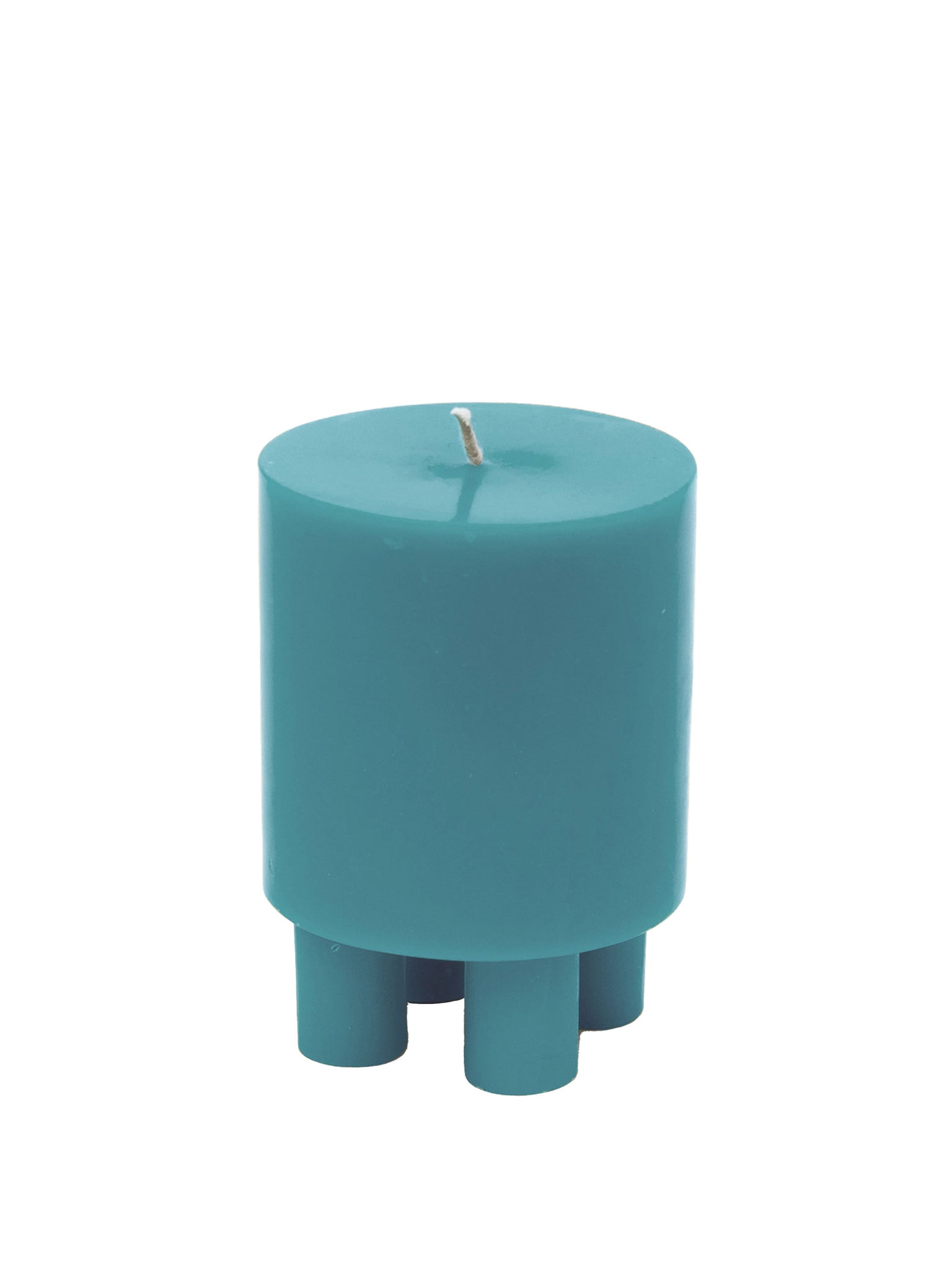 Stack Candle Prop, shaped candles by Yod and co in turquoise