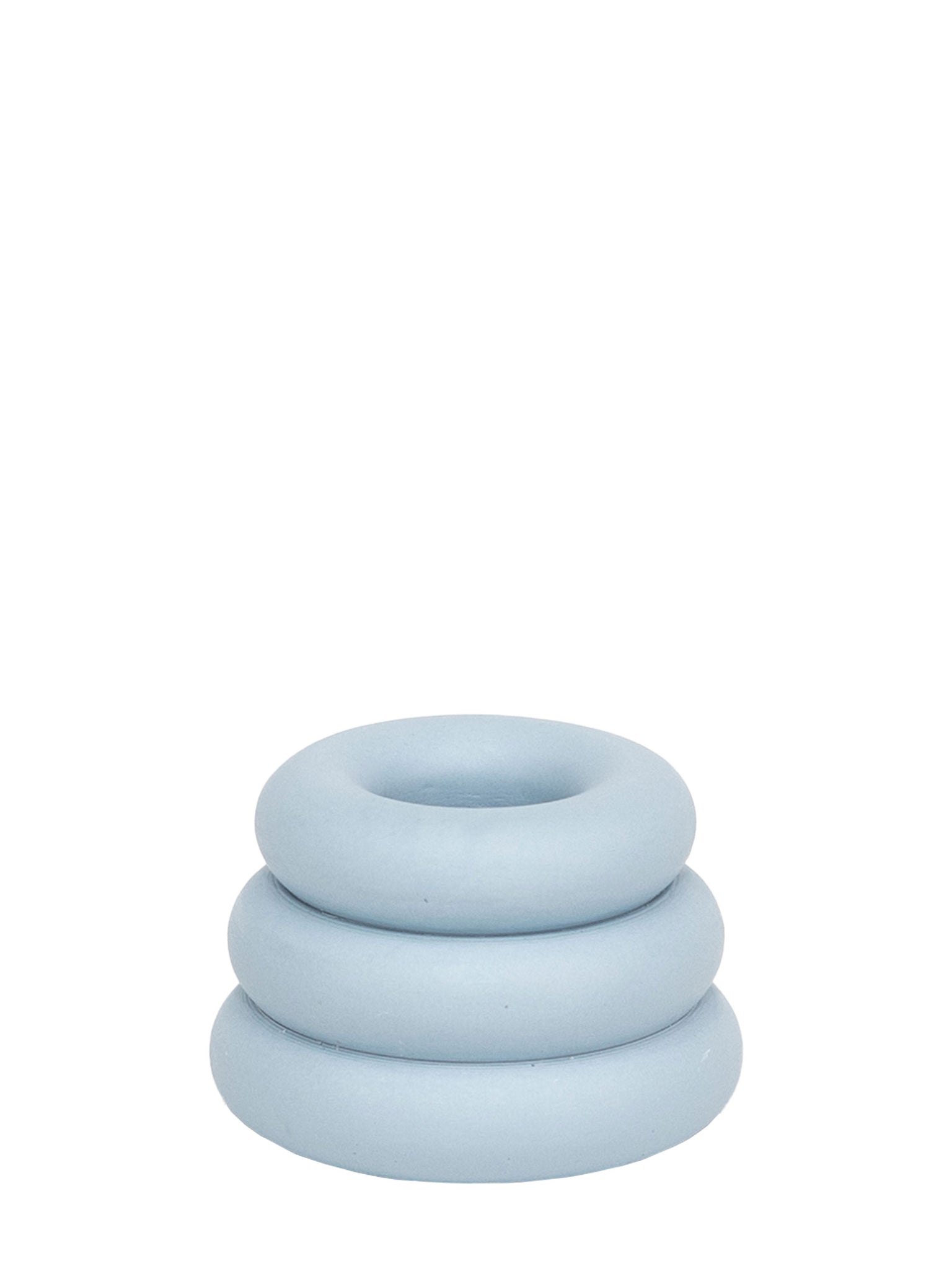 lilac donut triple ring Jesmonite Candleholder by Yod&CO