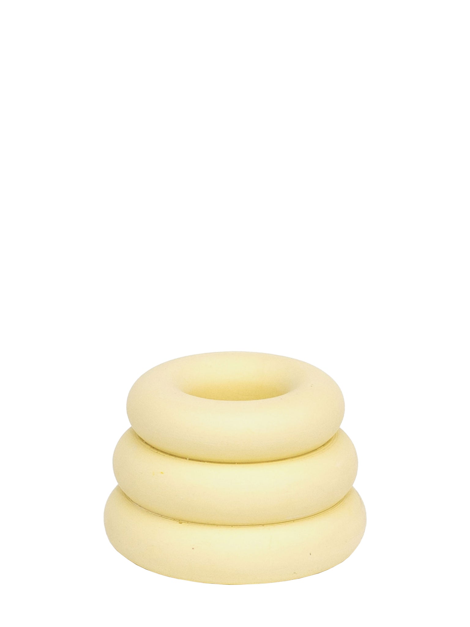 Pale Yellow Jesmonite Candleholder by Yod and Co