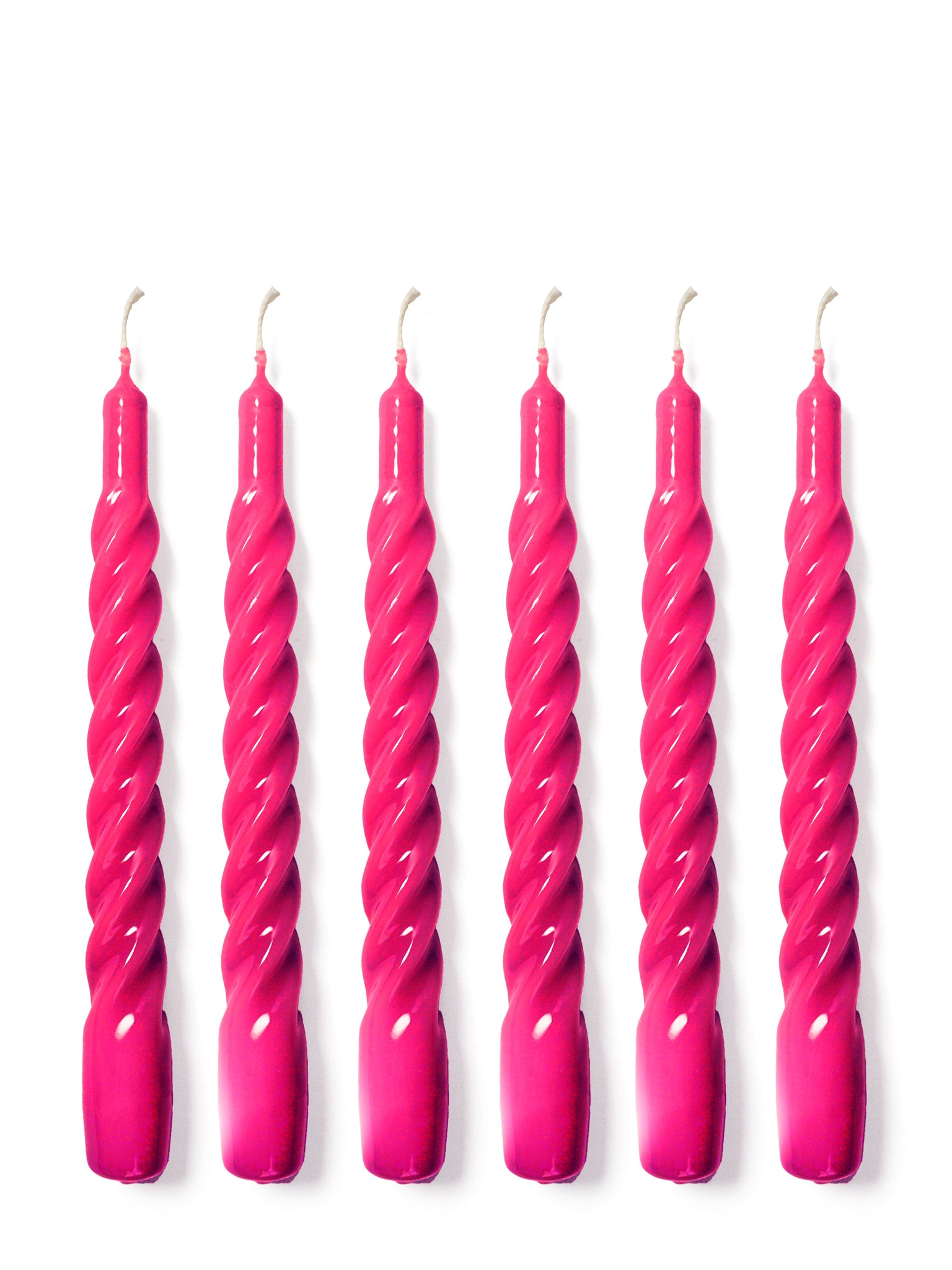gloss Pink twisted candle by YOD&CO
