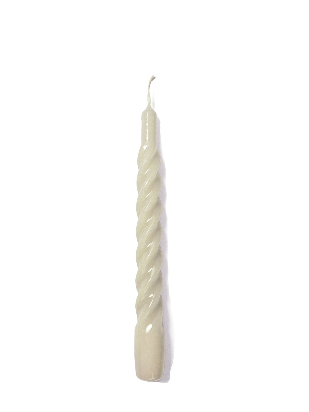 gloss yellow twisted candle by YOD&CO