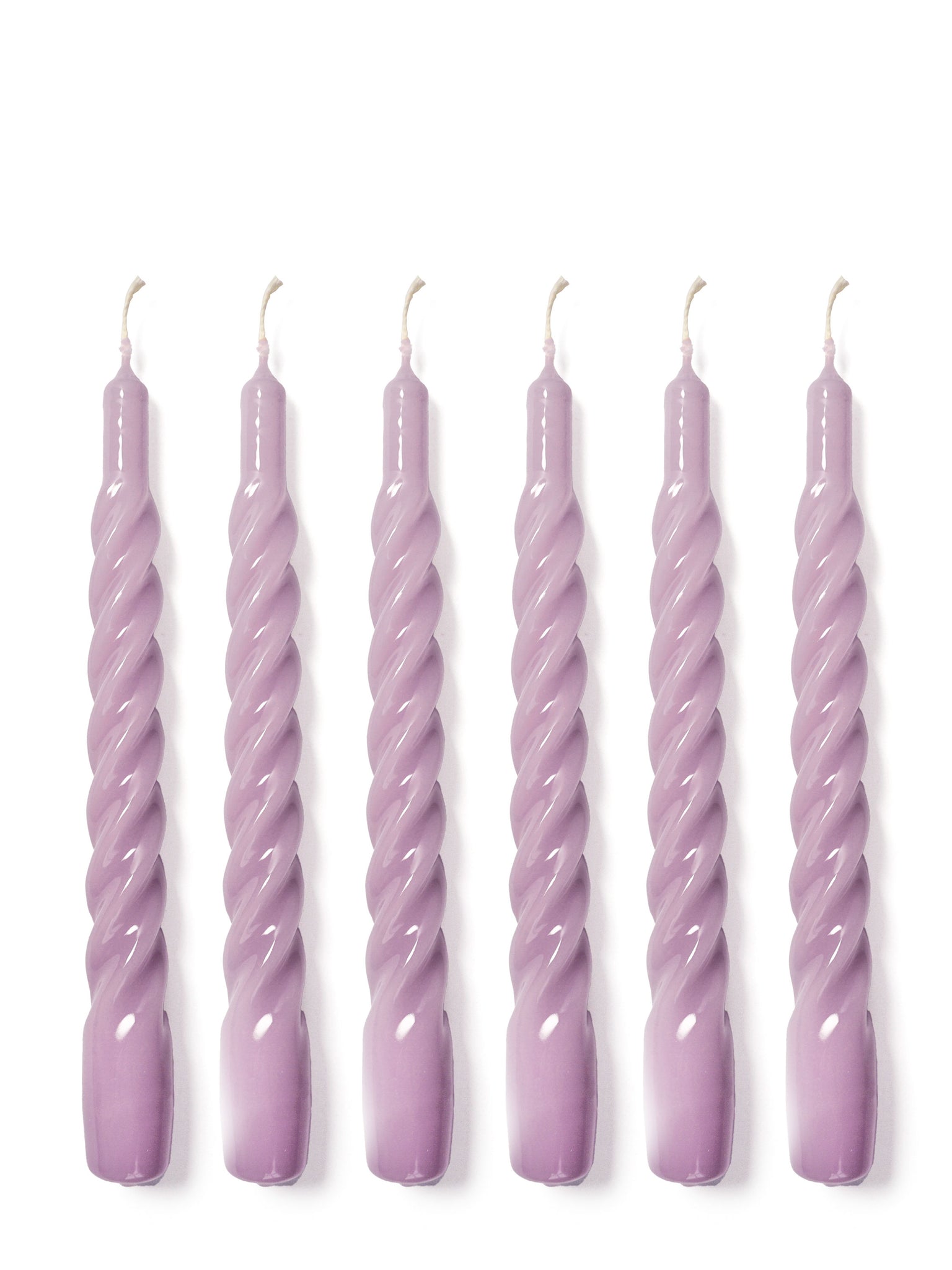 gloss lilac twisted candle by YOD&CO