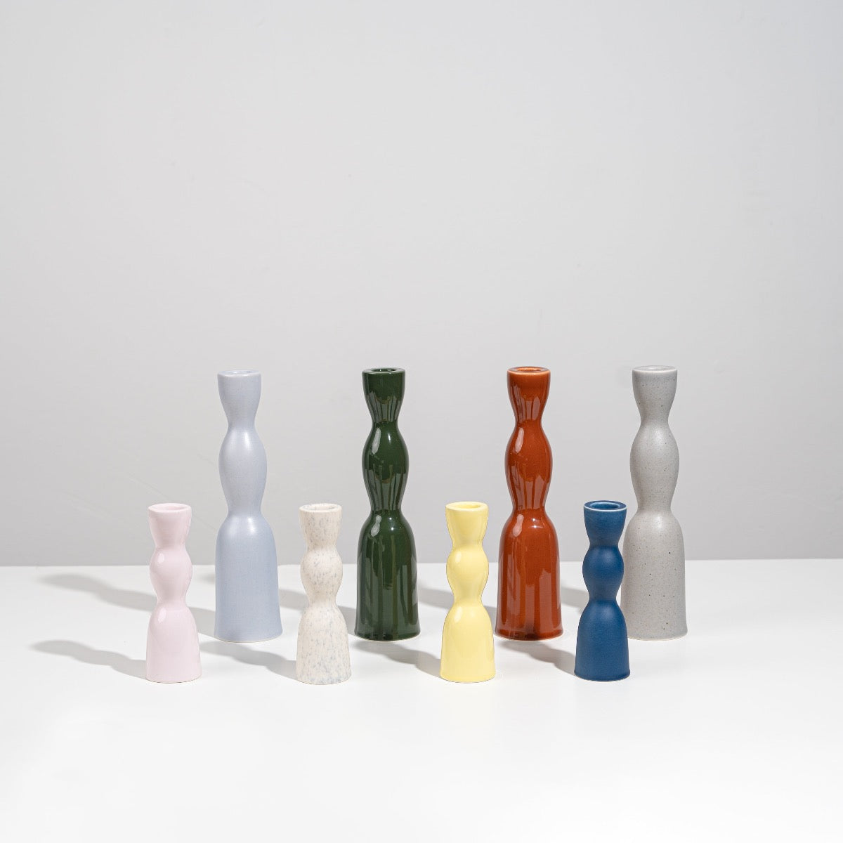 wave candleholder collection