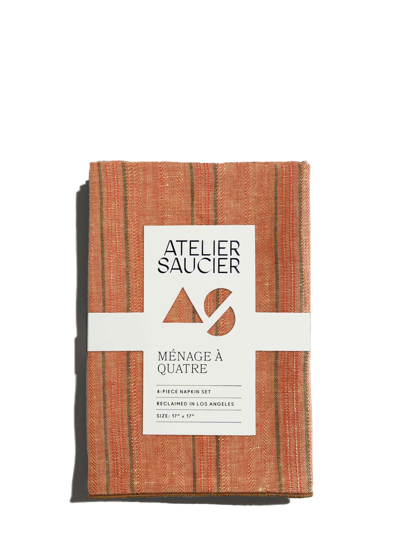 Atelier Saucier Bohemian Stripe Napkin Set of 4