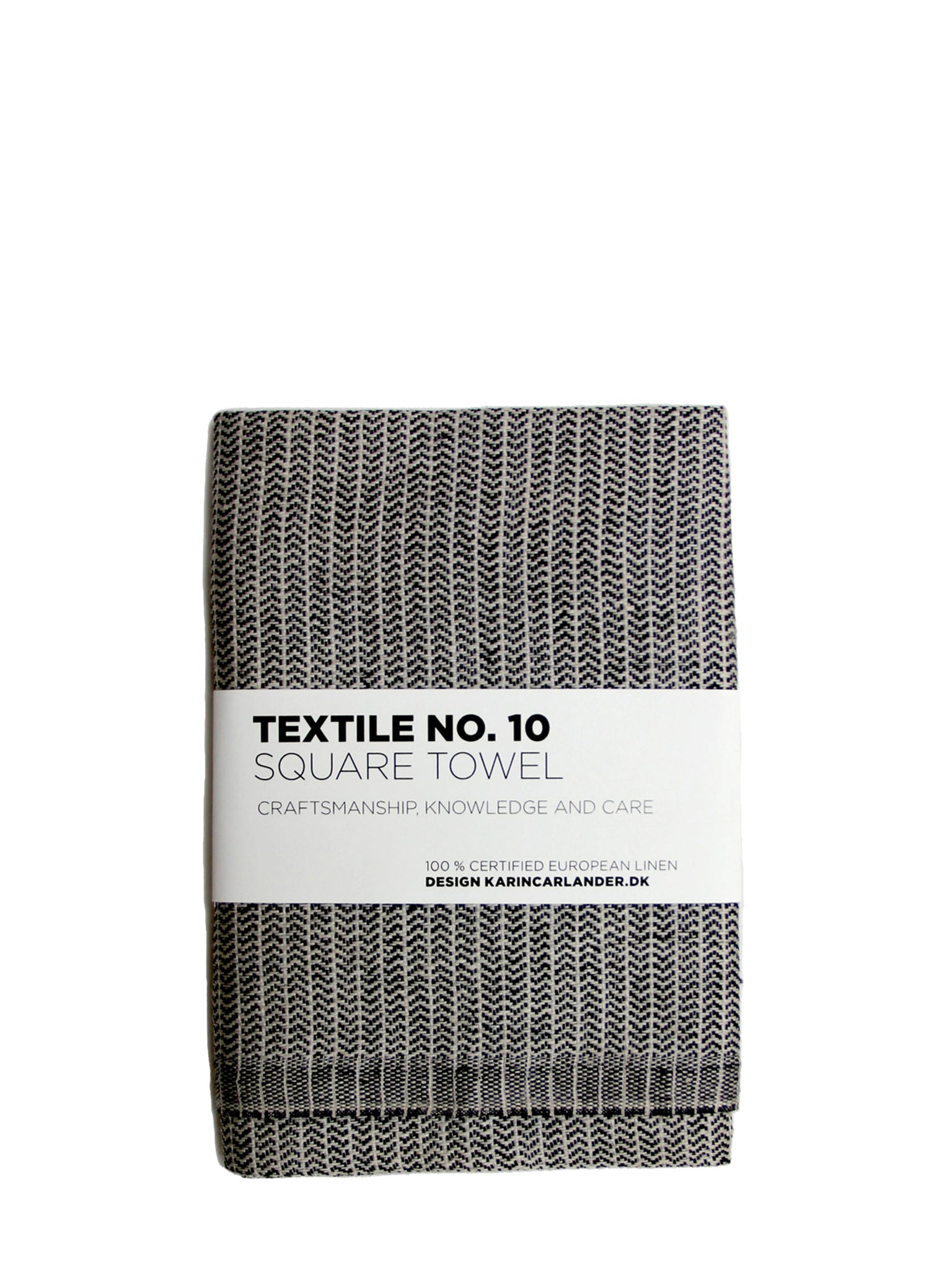 black and white square ktichen linen towel