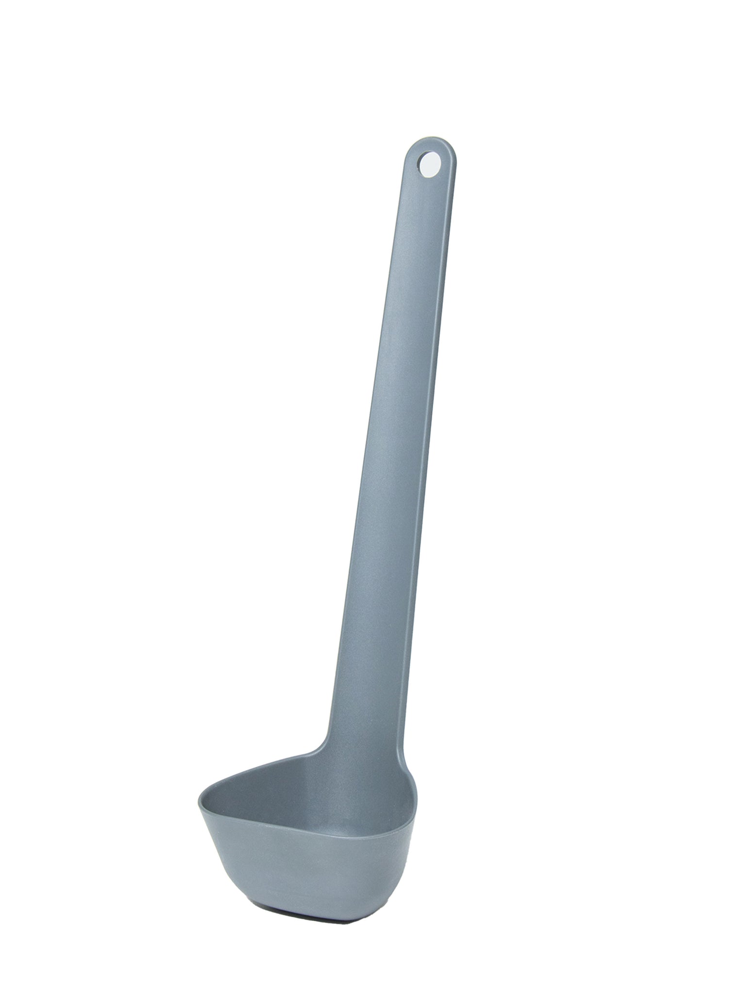grey plastic ladle