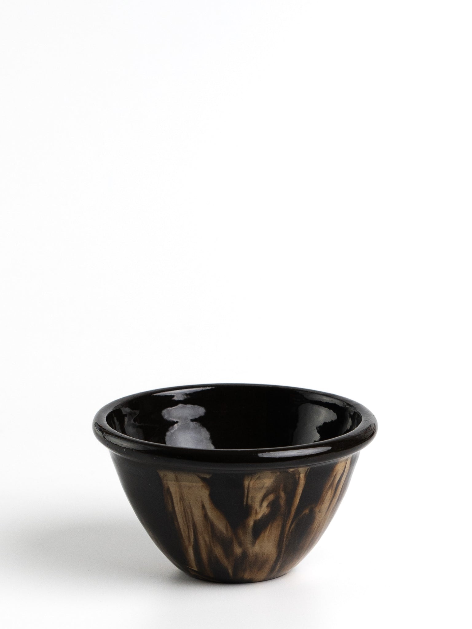Rob Towler hand thrown black ceramic cereal bowl made in the uk