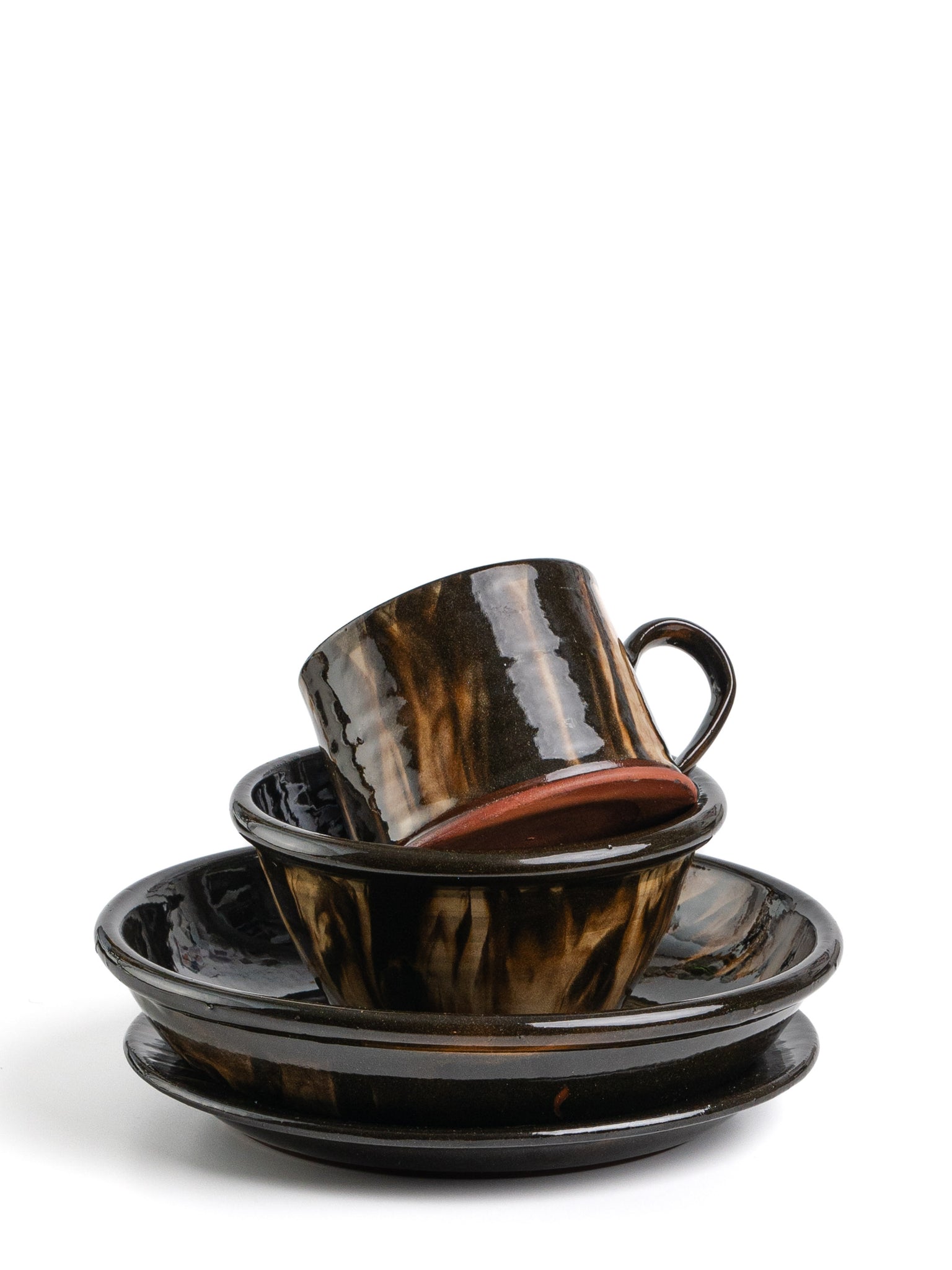 Rob Towler hand thrown black ceramic mug made in the uk