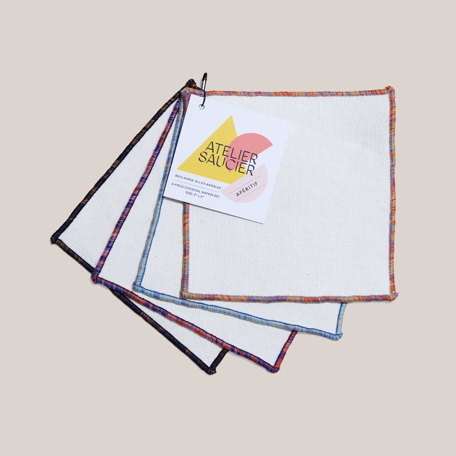 Rainbow Sky Cocktail Napkin Set of 4