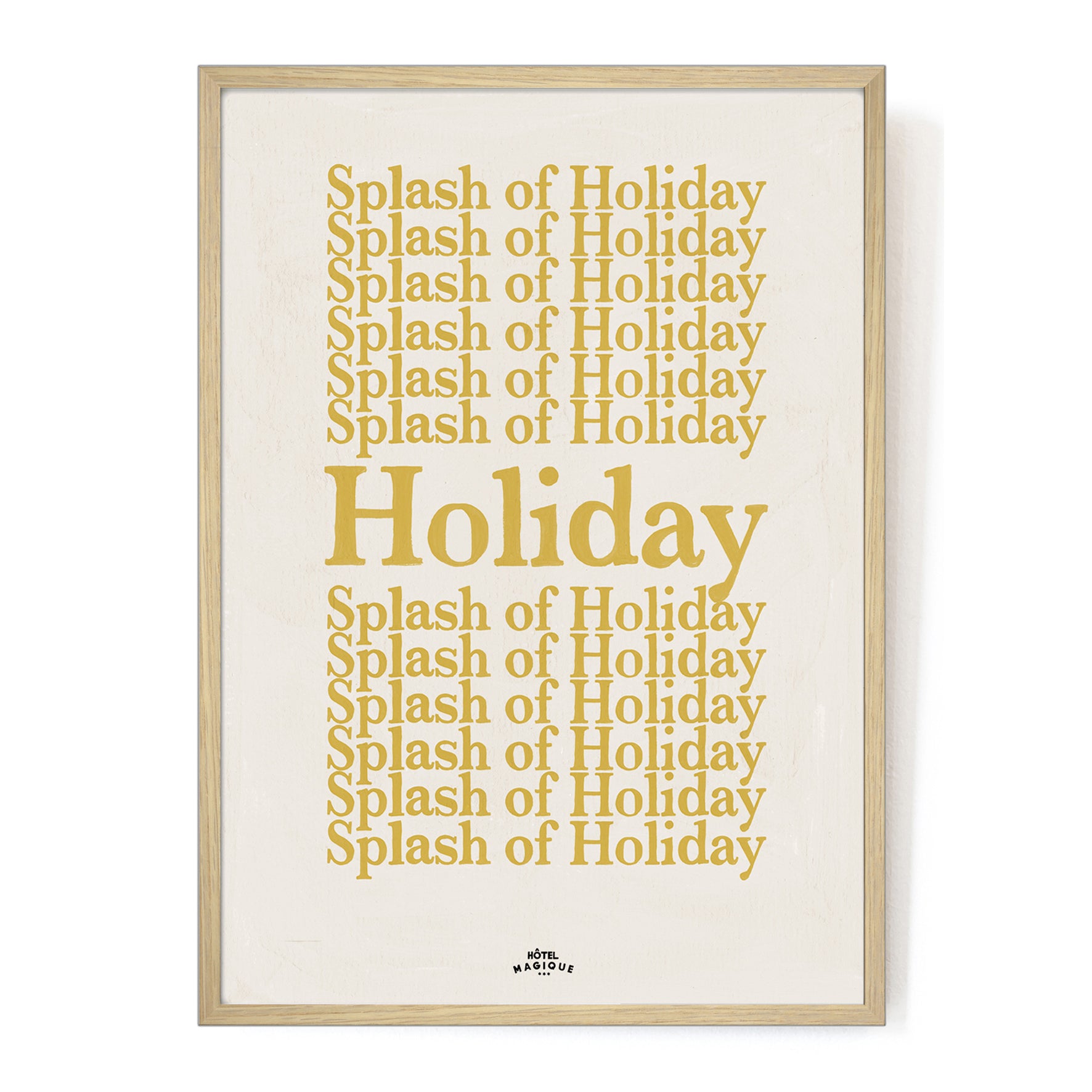 A Splash of Holiday Art Print