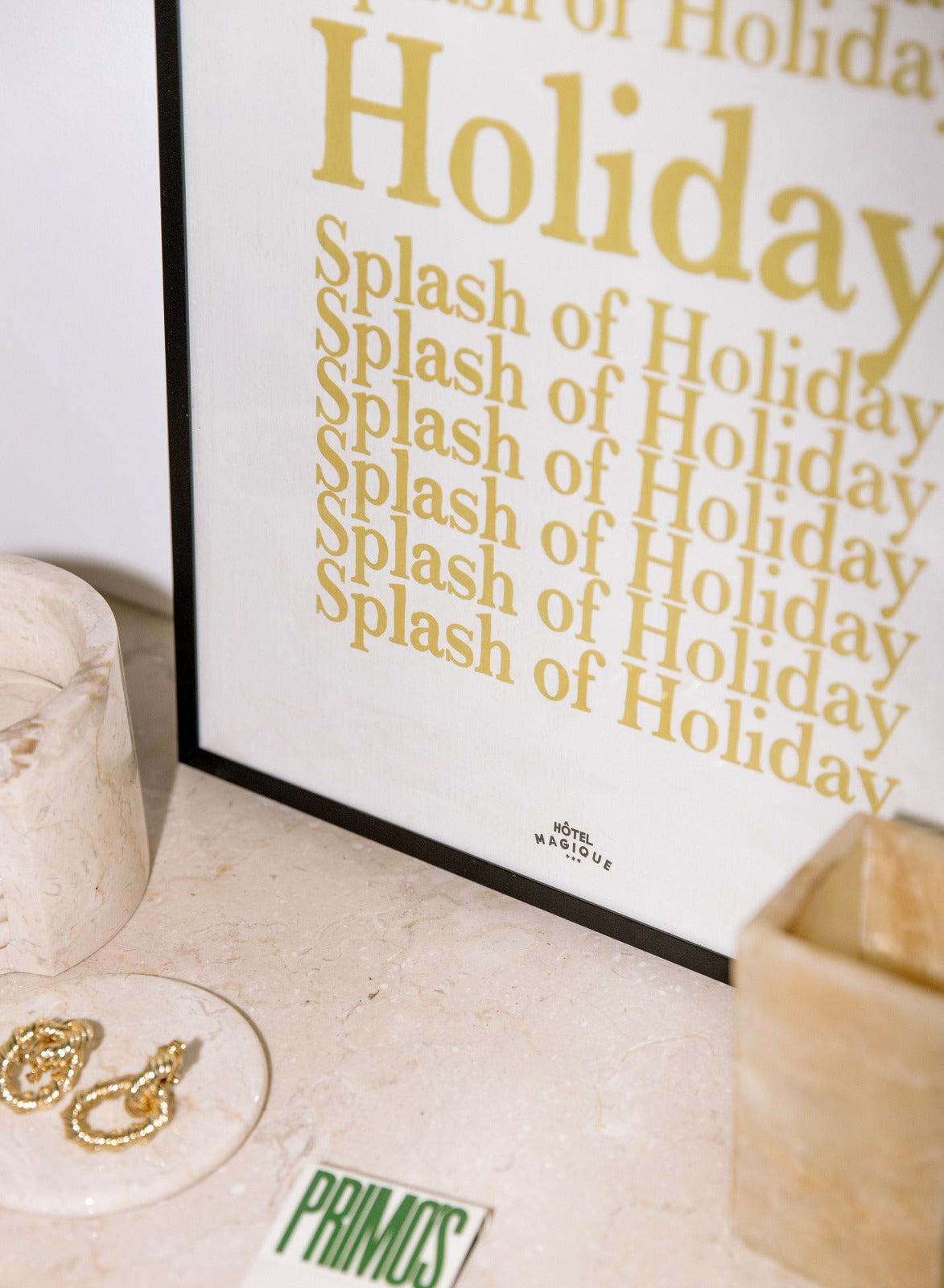 A splash of holiday print by Hotel Magique
