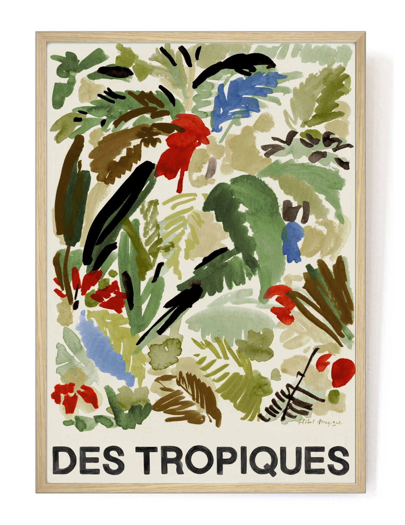 des tropicques art print by hotel magique