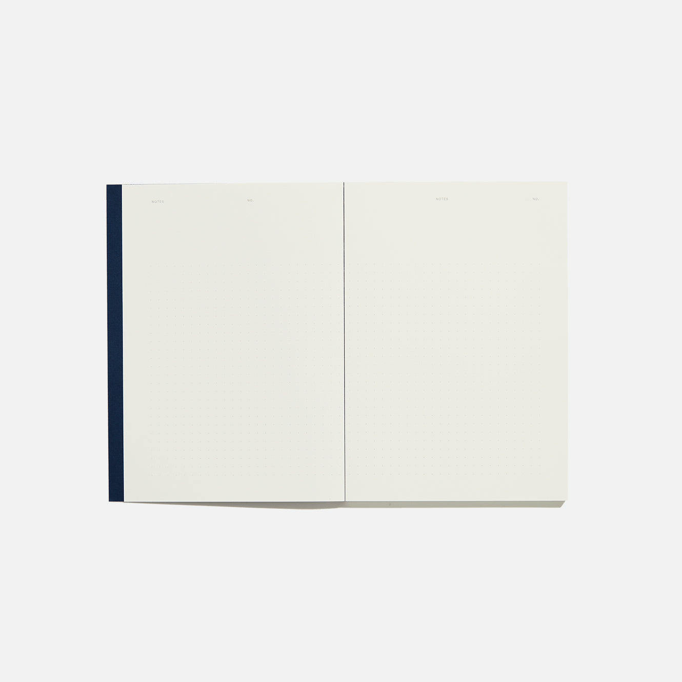 Before Breakfast blue dot notebook opened handmade in london available at yod and co