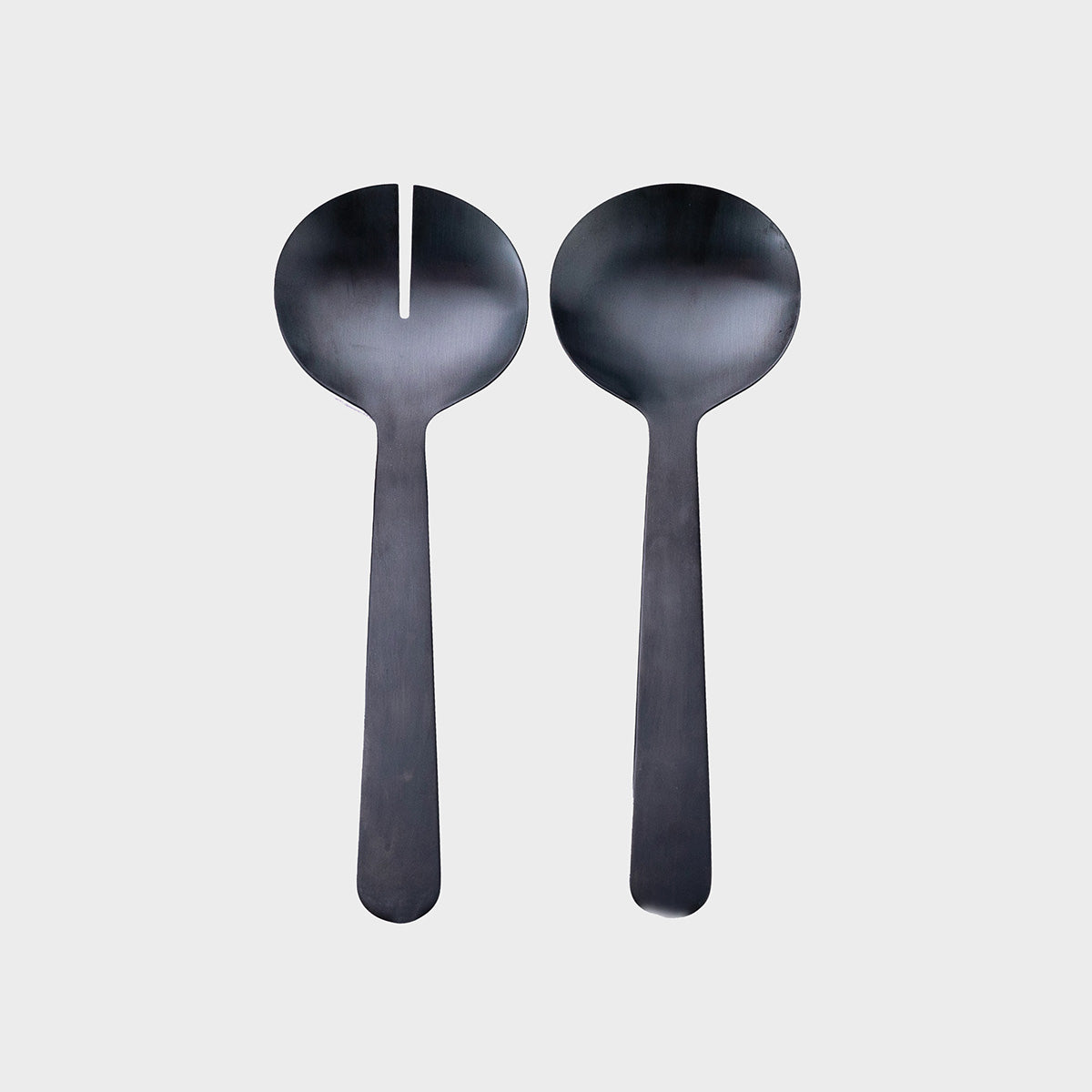 Zofia Salad Servers / Black PVD