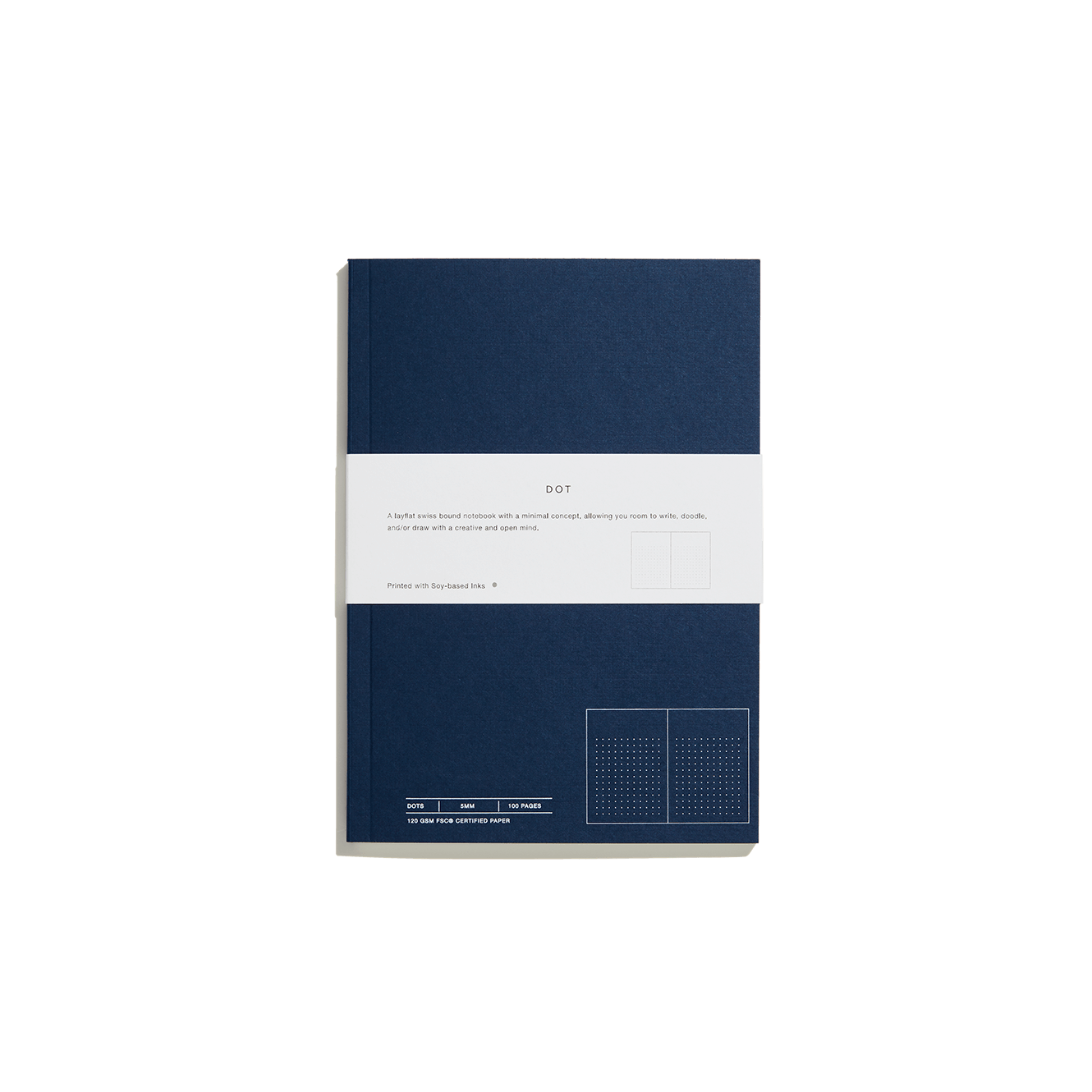 Before Breakfast blue dot notebook handmade in london available at yod and co