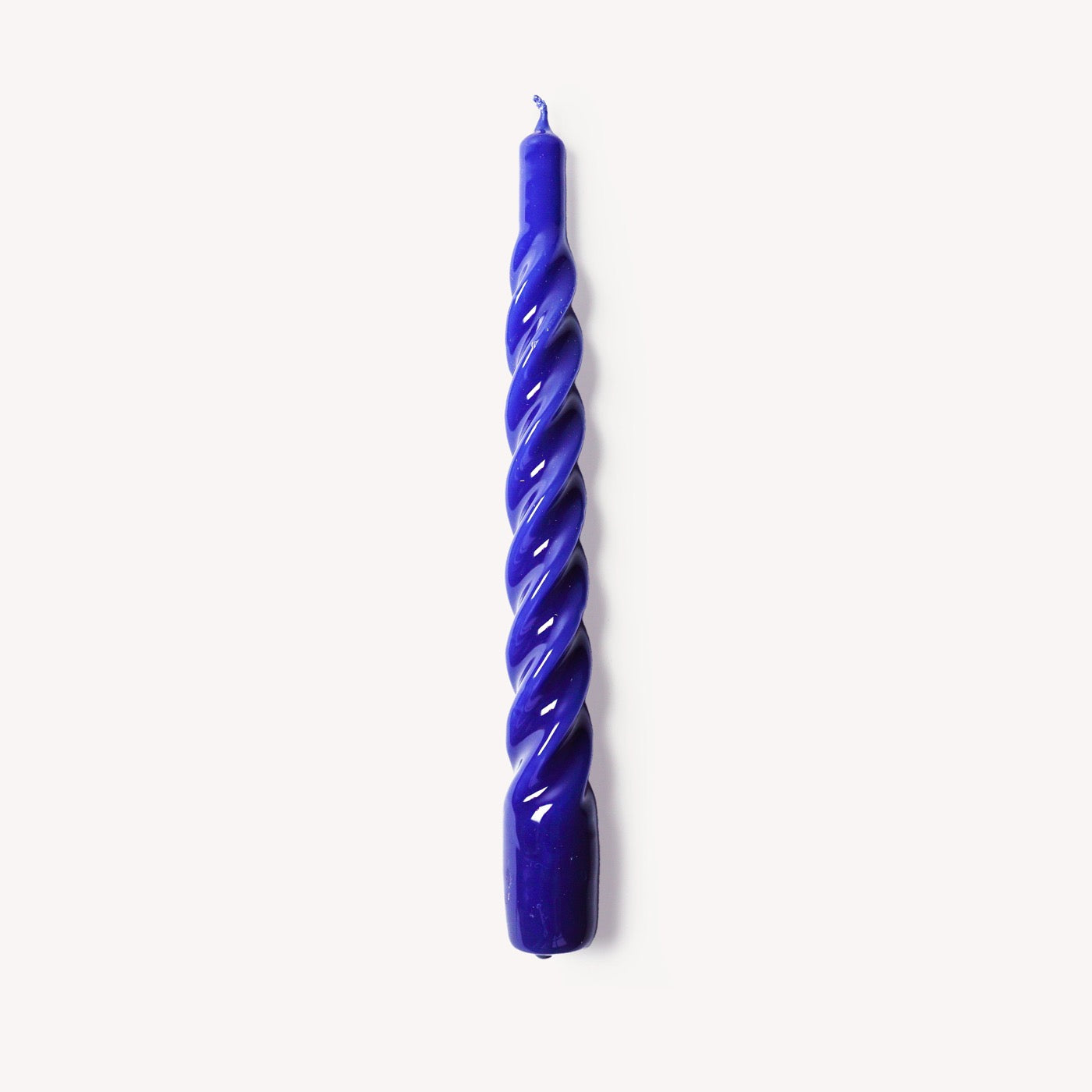 Blue twist candle by yod and co