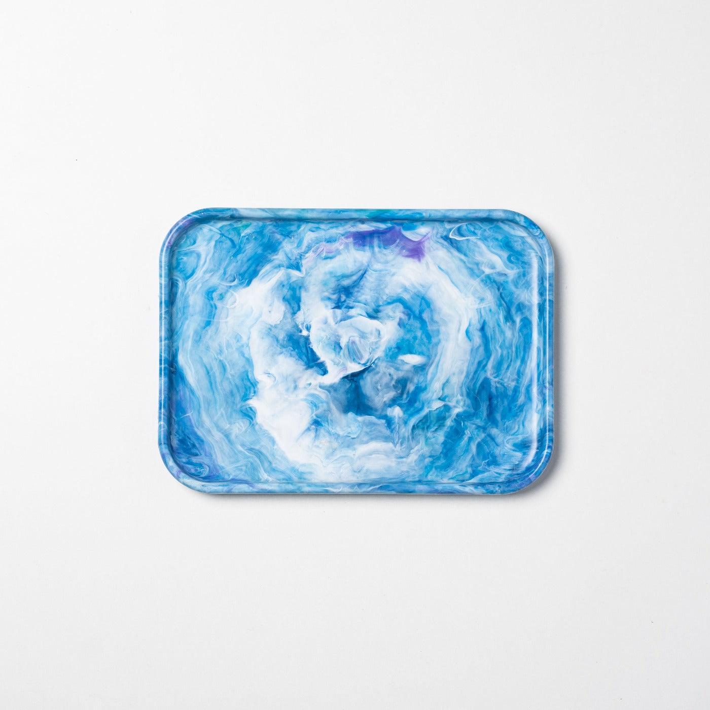 Recycled tray by yod and co in blue