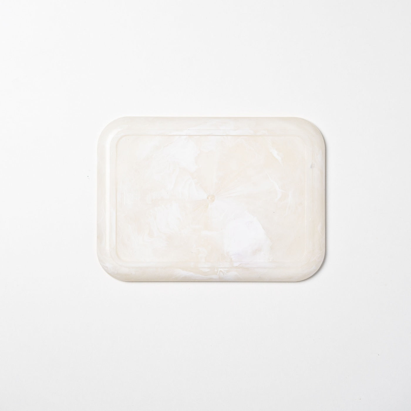 Recycled tray by yod and co in white