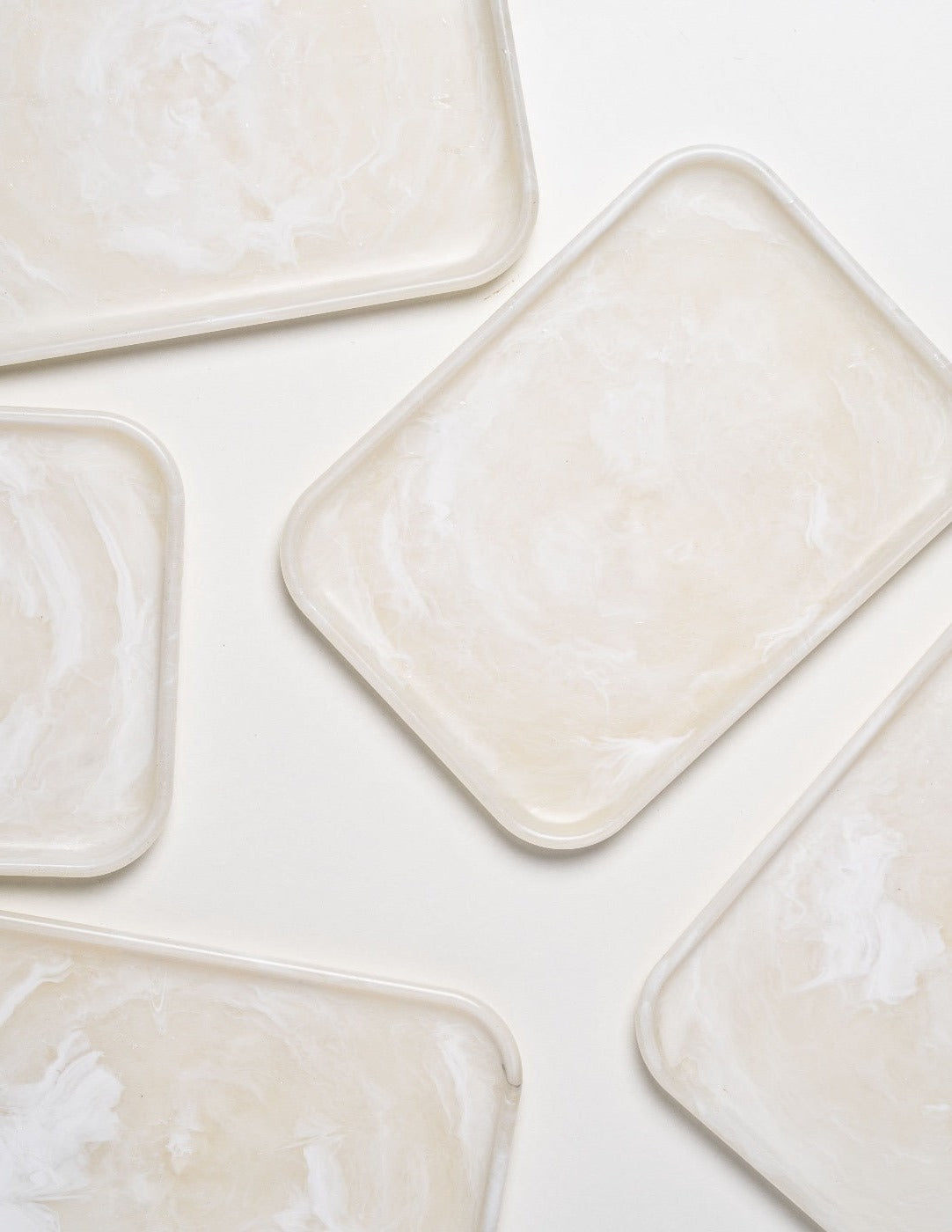 Recycled tray by yod and co in white