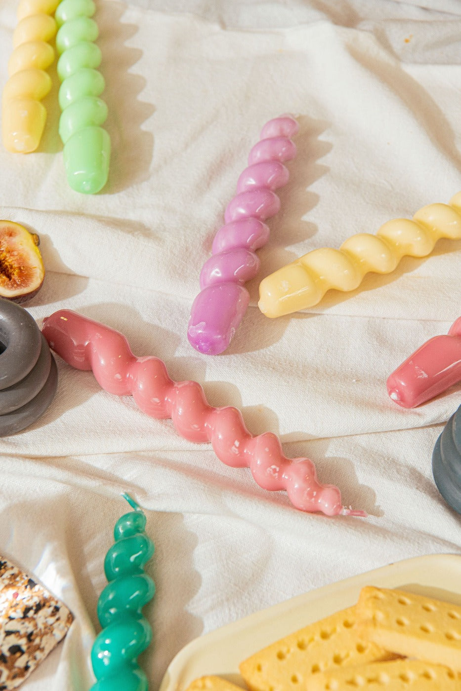 Spiral candle assortment by yod and co