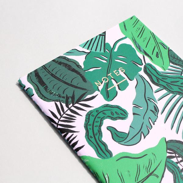 Tropical Leaves Notebook