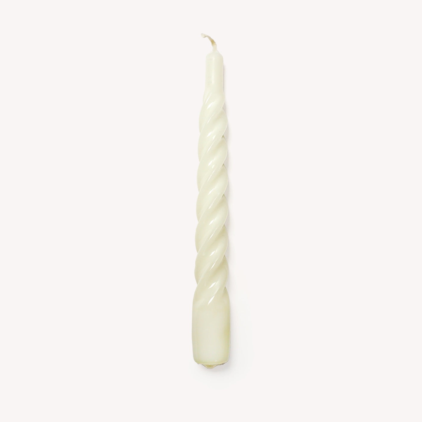 White twist candle by yod and co