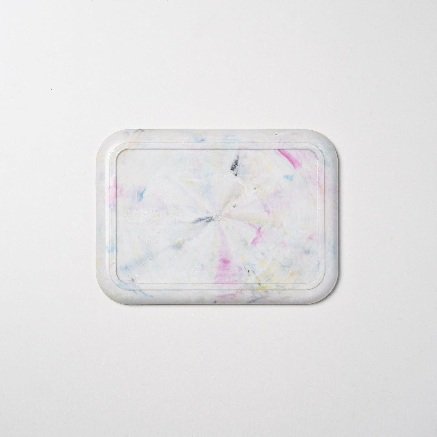 Recycled tray by yod and co in white