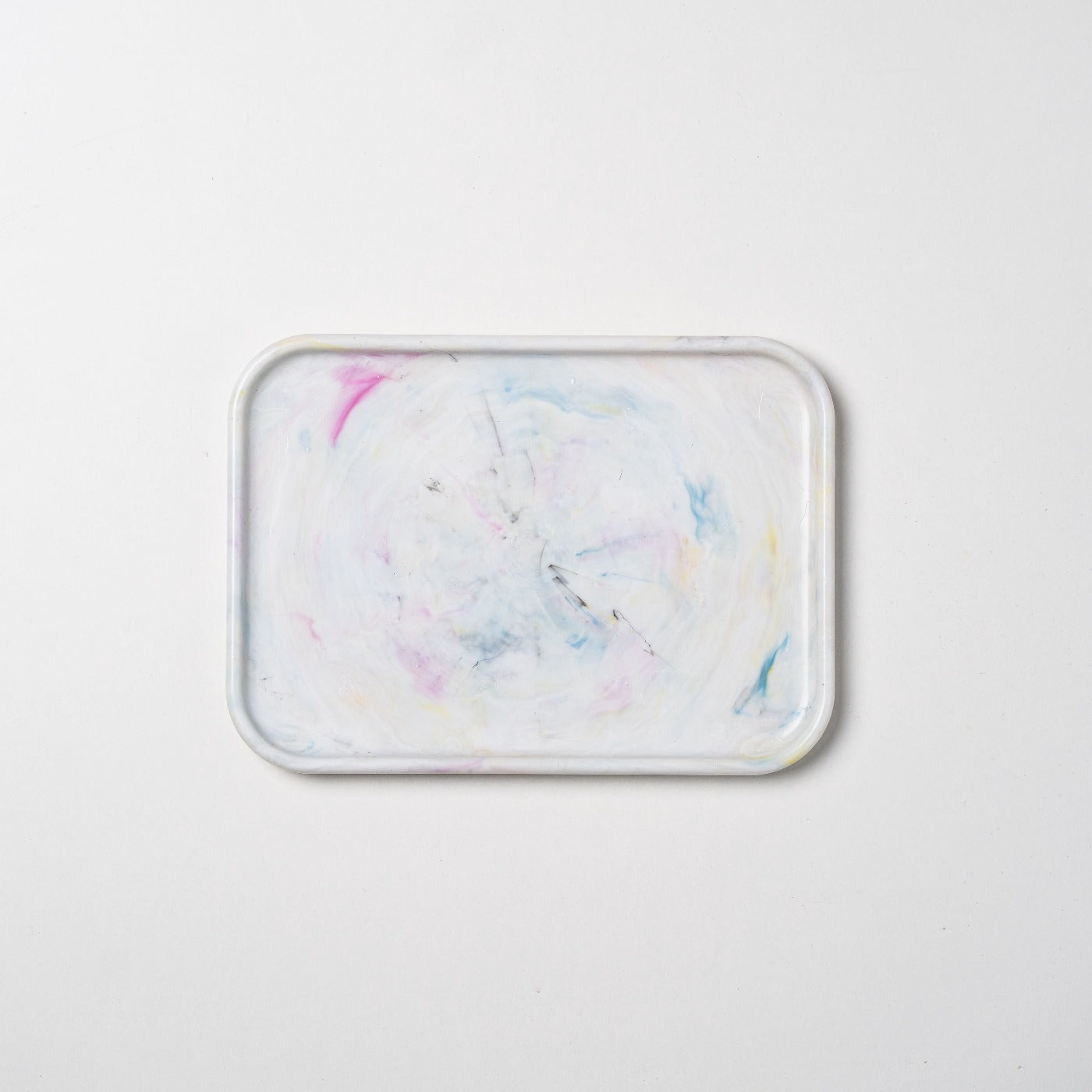 Recycled tray by yod and co in white
