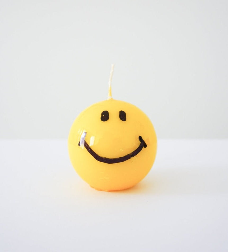 Small smiley candle by yod and co