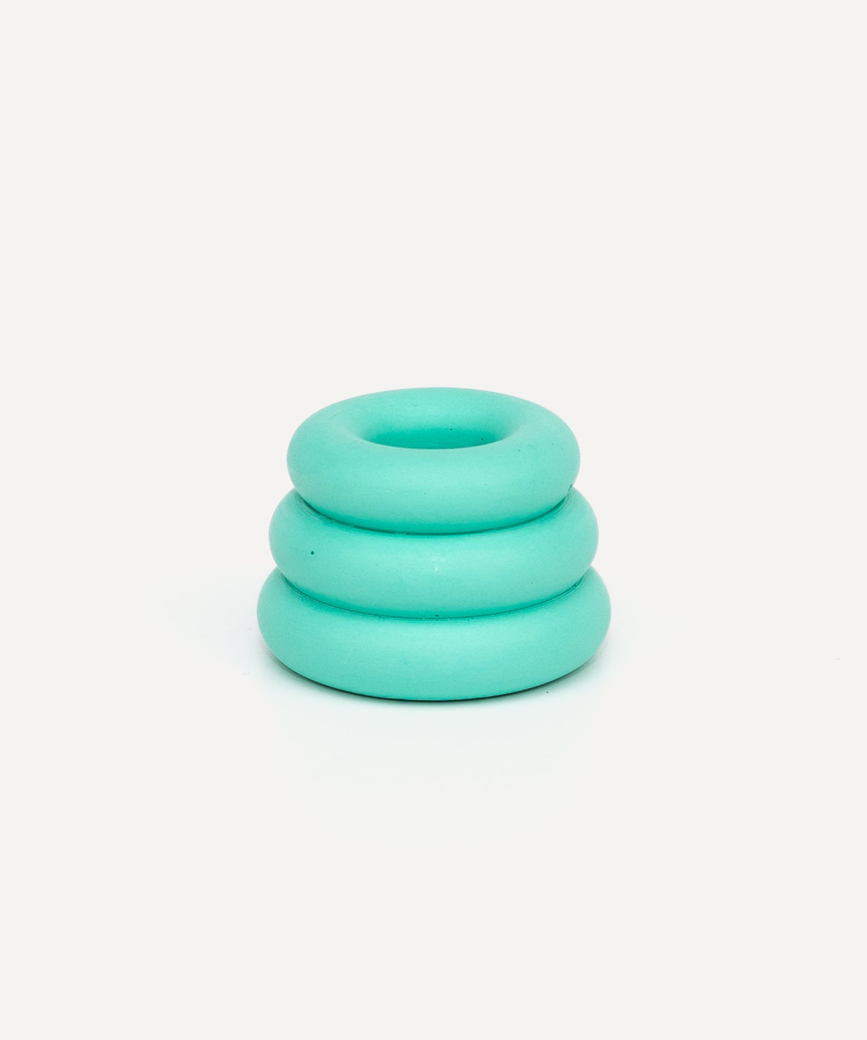 Mint Green Jesmonite Candleholder by Yod and Co