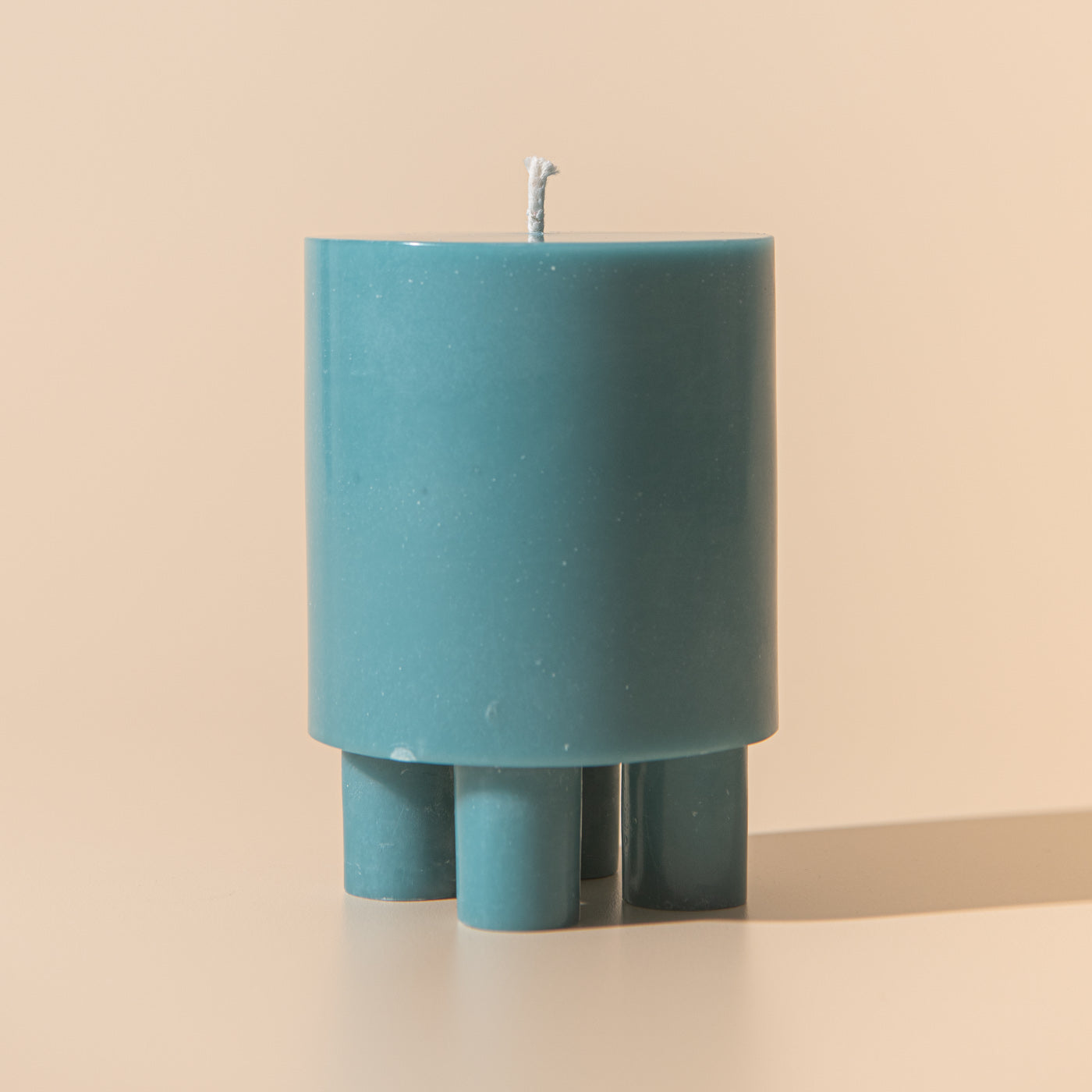 Stack Candle Prop, shaped candles by Yod and co in turquoise